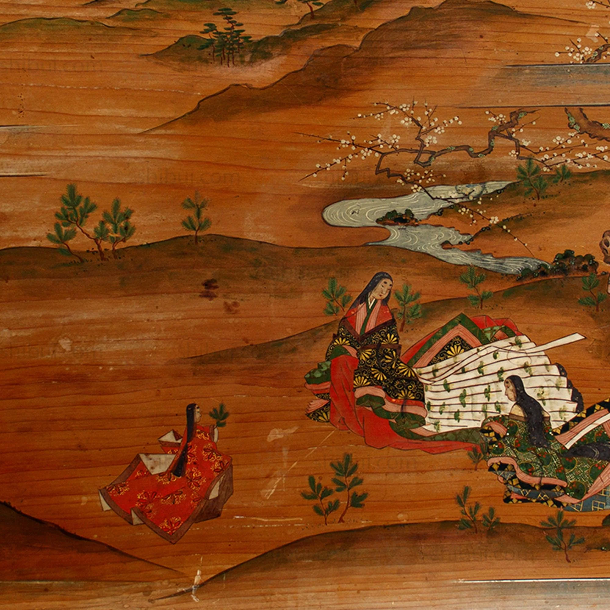 Large Japanese Antique Hand-painted Ema - Image 3