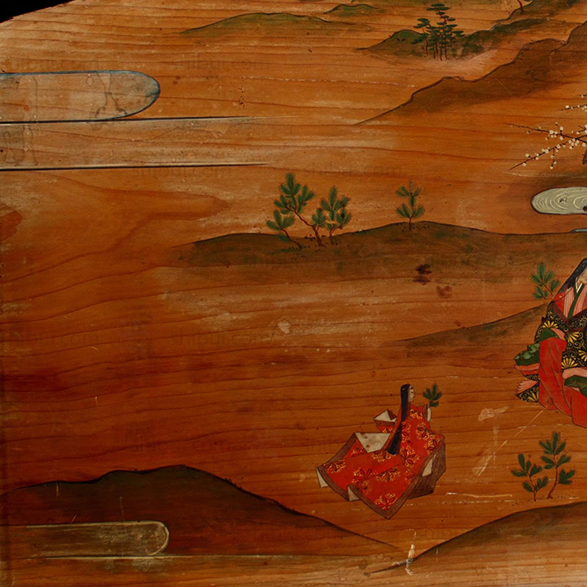 Large Japanese Antique Hand-painted Ema - Image 4