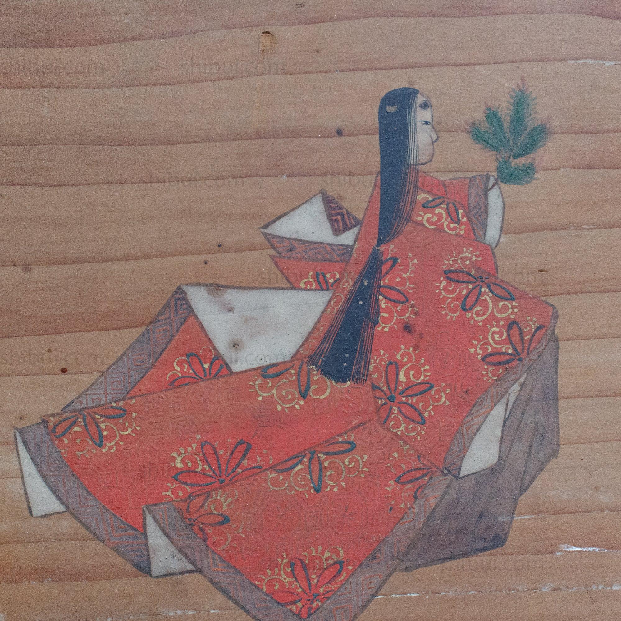Large Japanese Antique Hand-painted Ema - Image 6