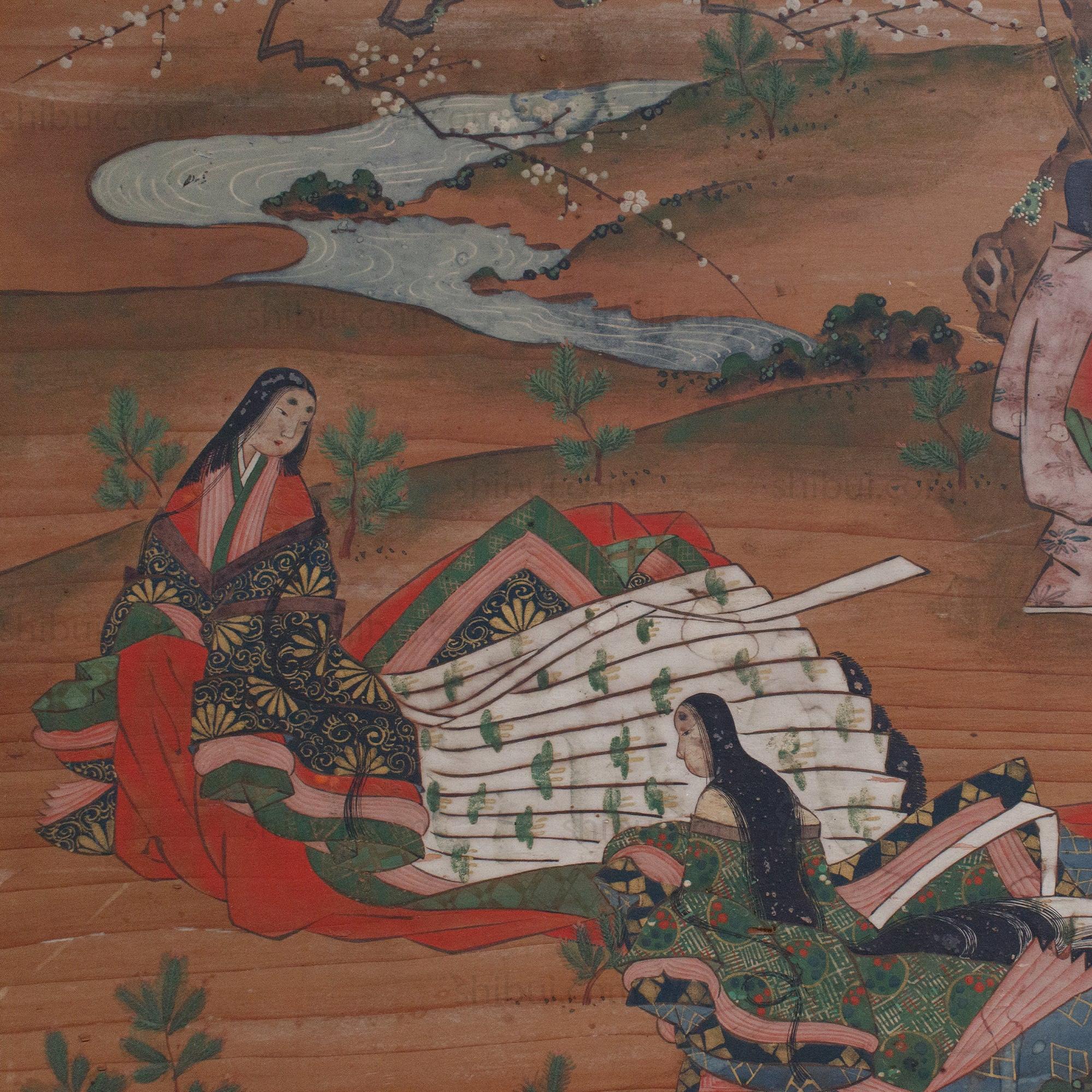 Large Japanese Antique Hand-painted Ema - Image 7