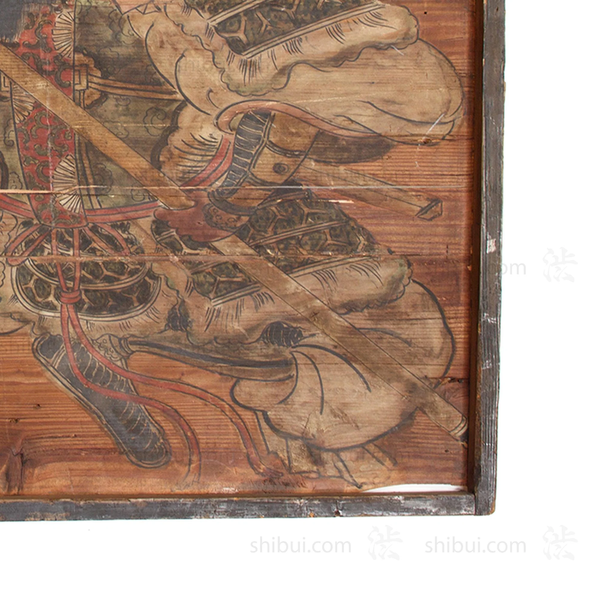 Japanese Antique Hand-painted Samurai Ema of Benkei - Image 5
