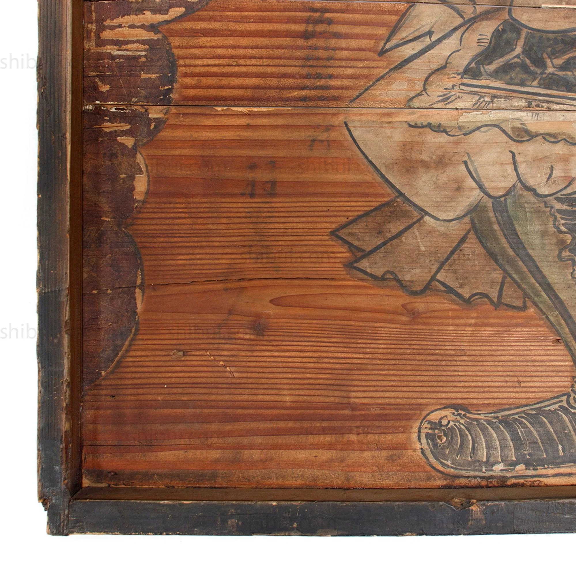 Japanese Antique Hand-painted Samurai Ema of Benkei - Image 6
