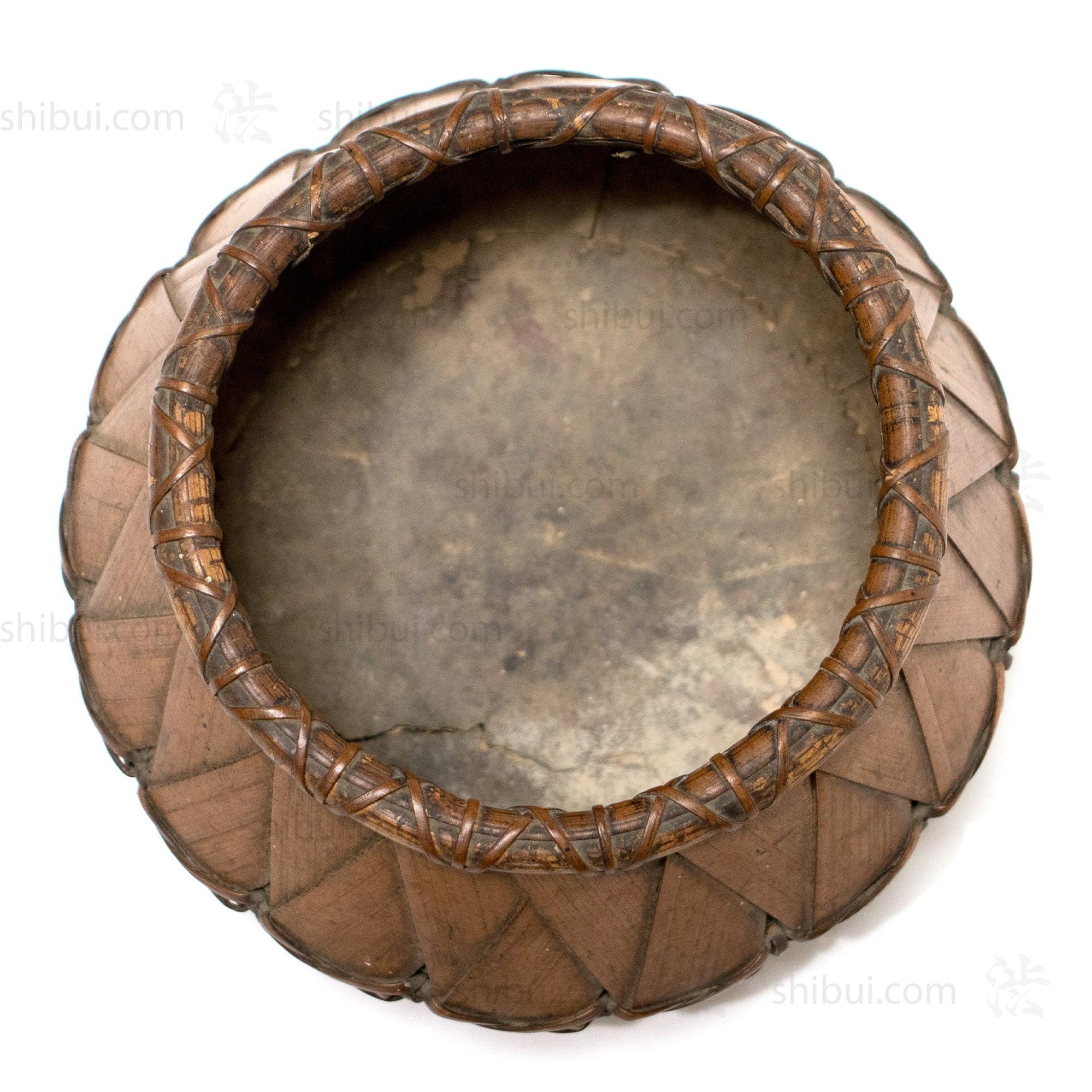 Japanese Bamboo Charcoal or Ash Basket for Tea Ceremony - Image 6