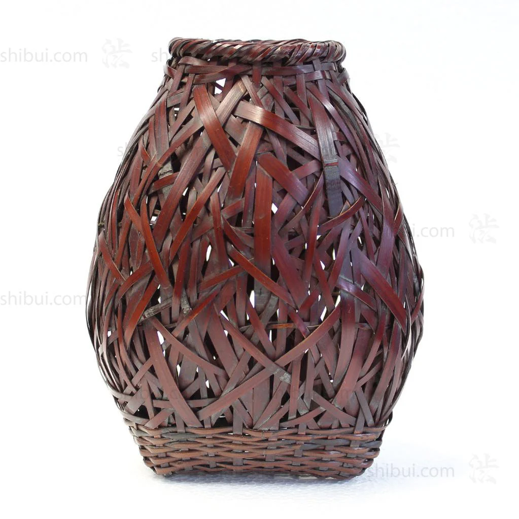 Japanese Bamboo Ikebana Flower Wall Basket - Image 3