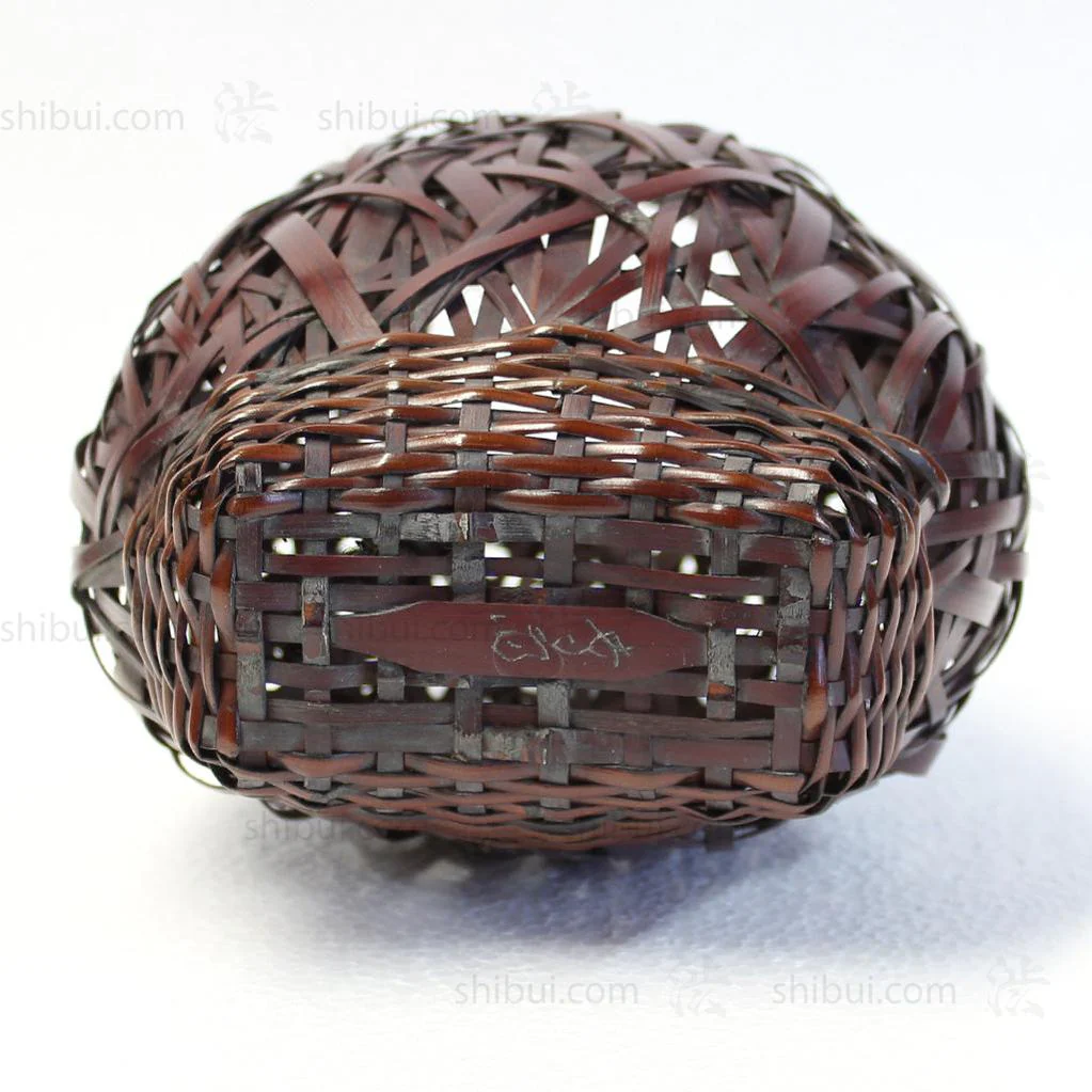 Japanese Bamboo Ikebana Flower Wall Basket - Image 6