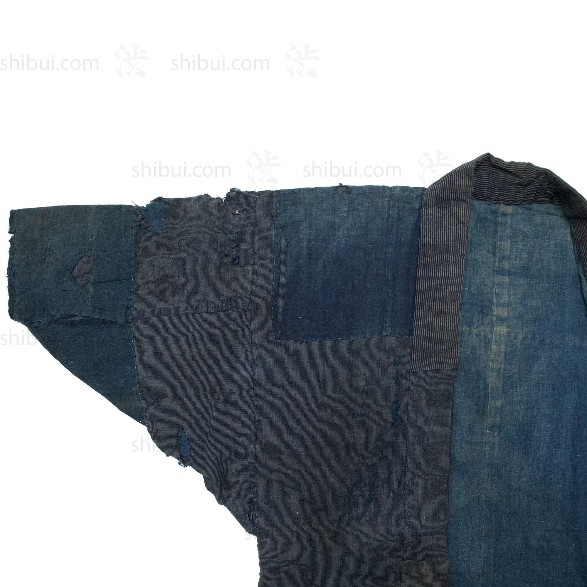 Japanese Boro Indigo Muilti Layer Short Coat - Image 5
