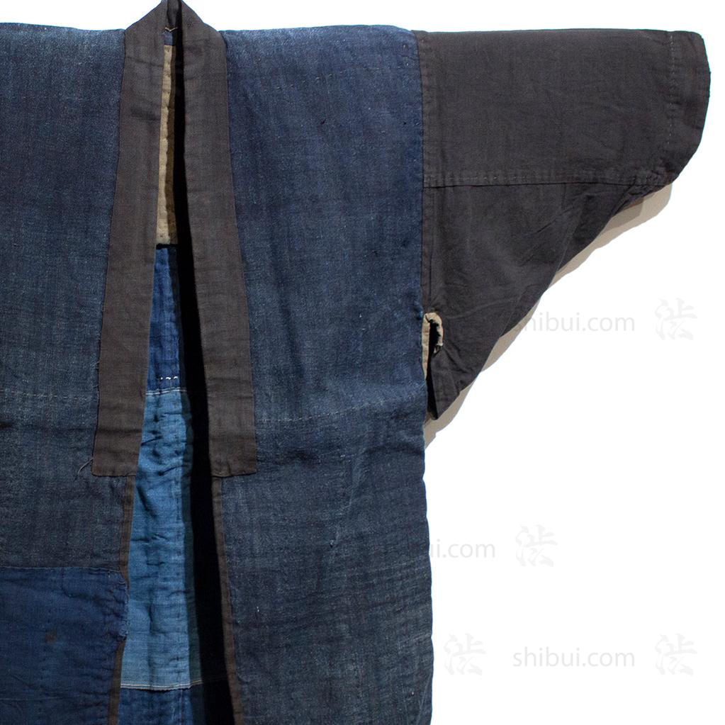 Japanese Boro Patchwork Indigo Coat