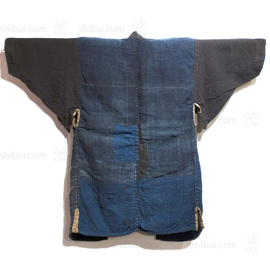 Japanese Boro Patchwork Indigo Coat - Image 4