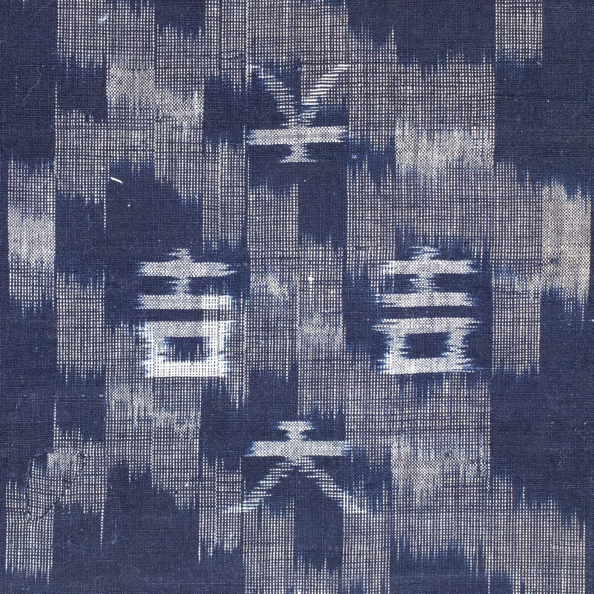 Japanese Indigo E-gasuri Daikichi Fragment - Image 2