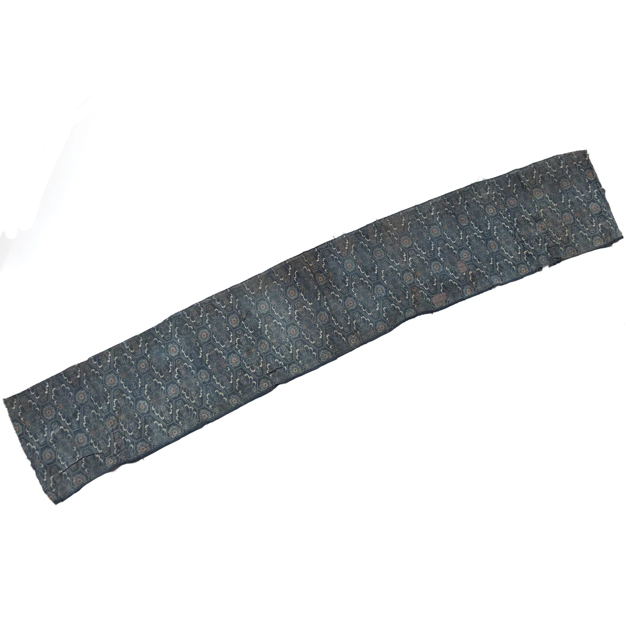 Japanese Indigo Katazome Panel With Patches - Image 6