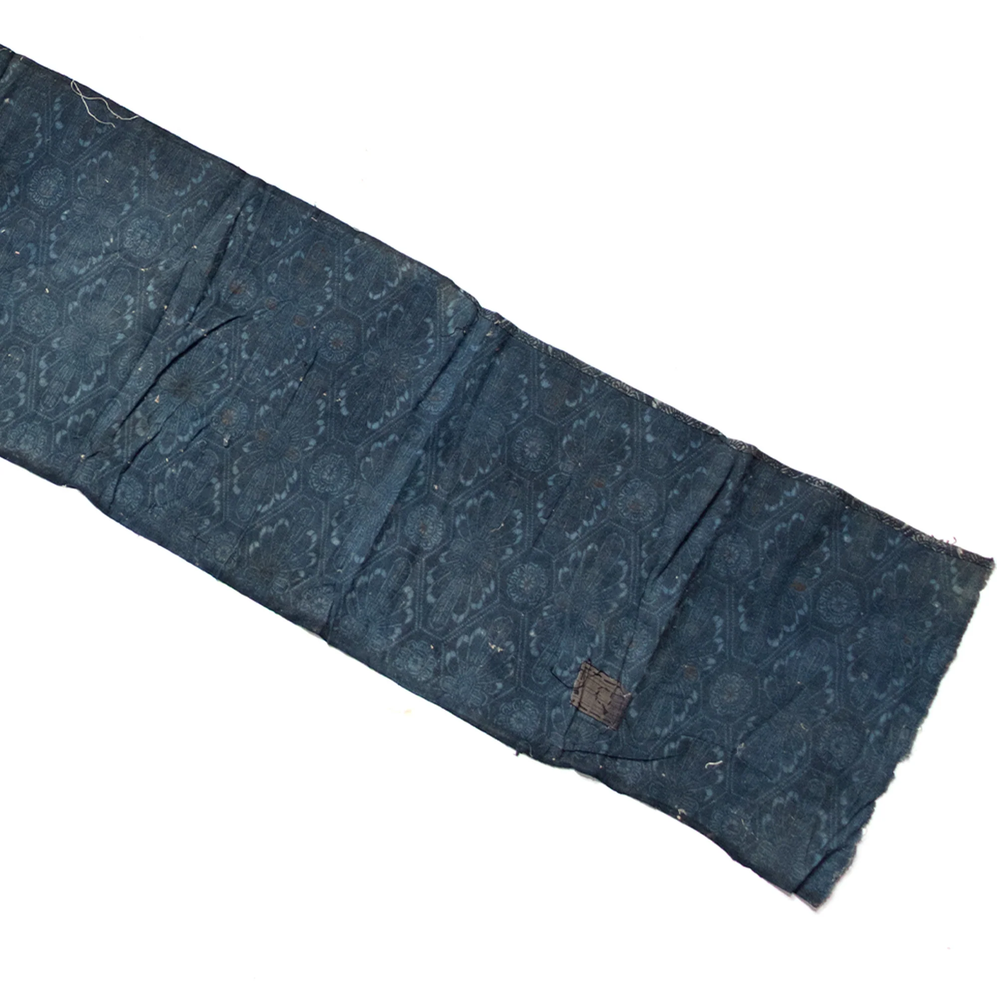 Japanese Indigo Katazome Panel With Patches - Image 9