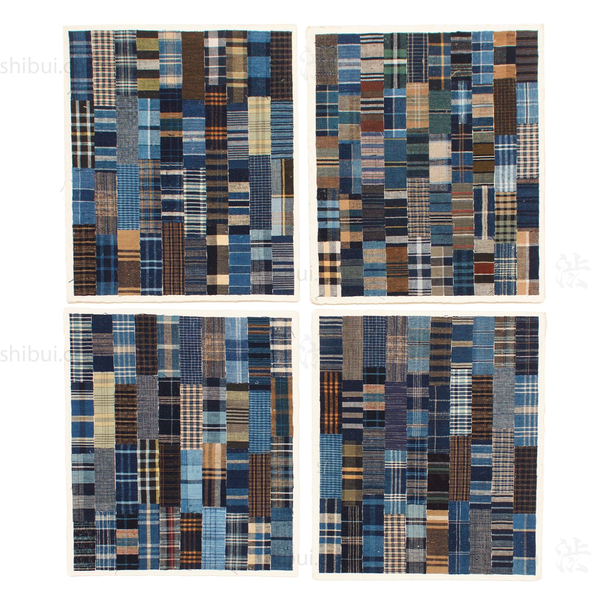Japanese Indigo Tamba Cloth Sample Sheet - Shimacho - Image 3