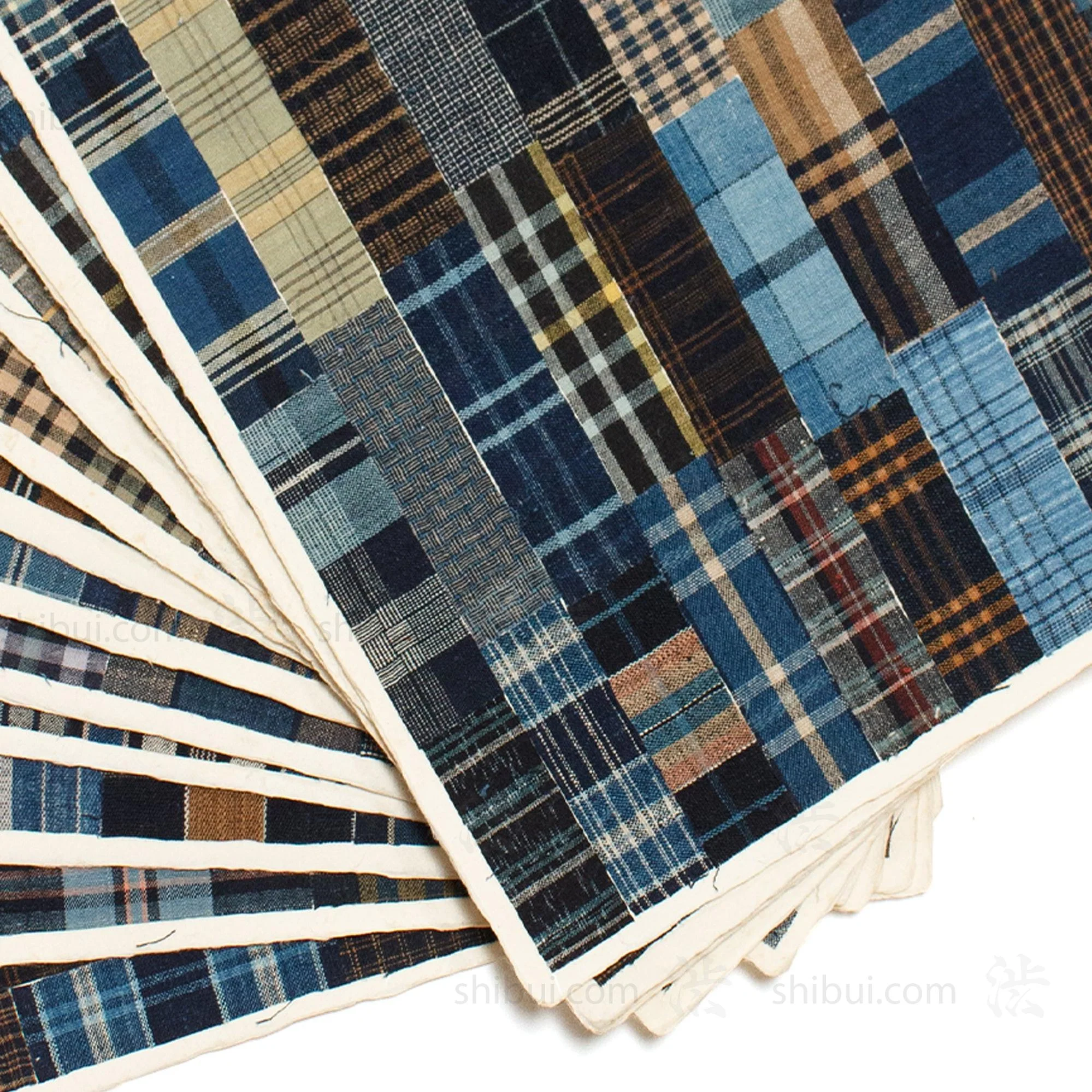 Japanese Indigo Tamba Cloth Sample Sheet - Shimacho - Image 7