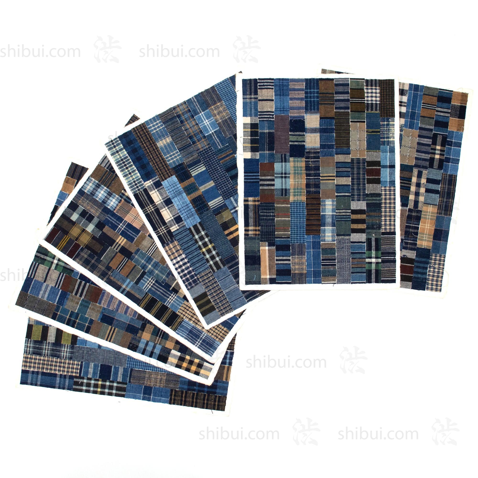 Japanese Indigo Tamba Cloth Sample Sheet - Shimacho - Image 8