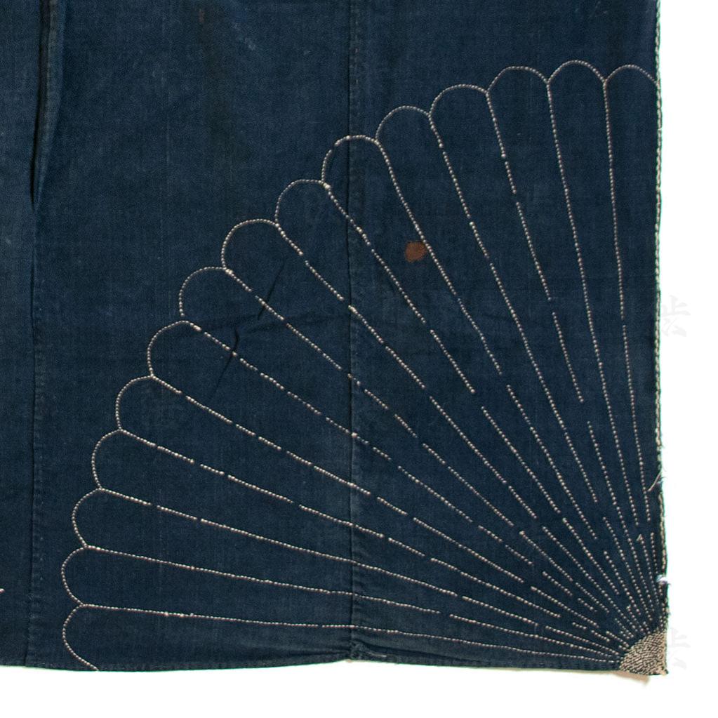 Japanese Indigo Sashiko Furoshiki Handstitched Wrapping Cloth - Image 4