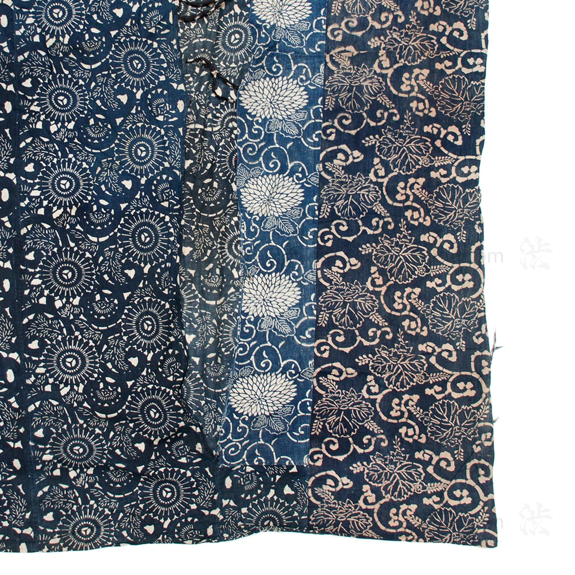 Japanese Katazome Indigo Futonji | Multiple Panel Duvet Style Futon Cover - Image 4