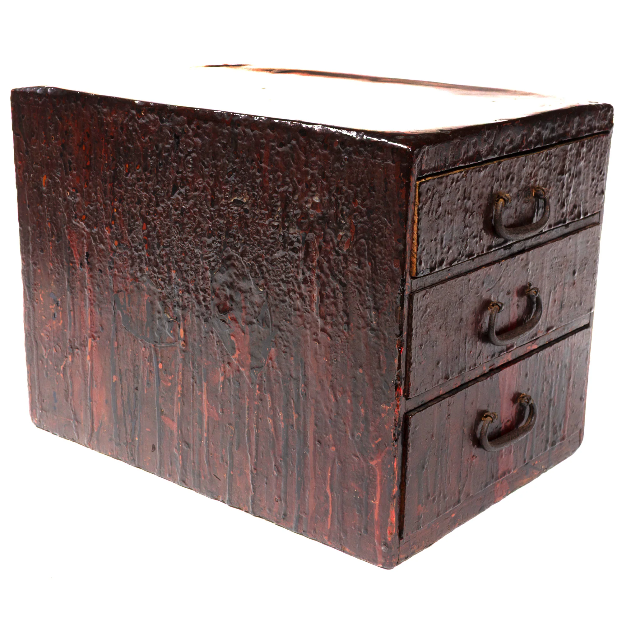 Japanese Lacquer Craftsman's Work Box - Image 3