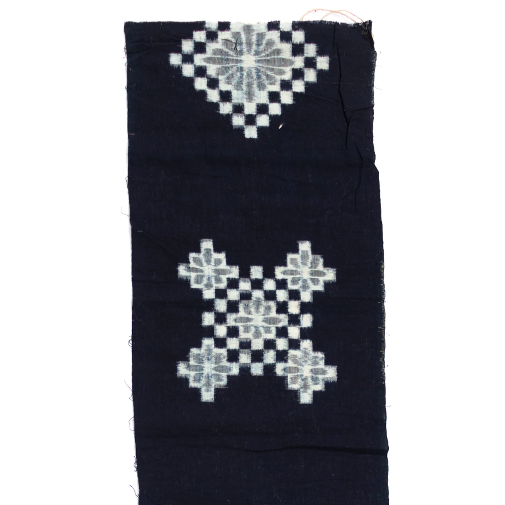 Japanese Patchwork Indigo Egasuri Ikat Panel - Image 6