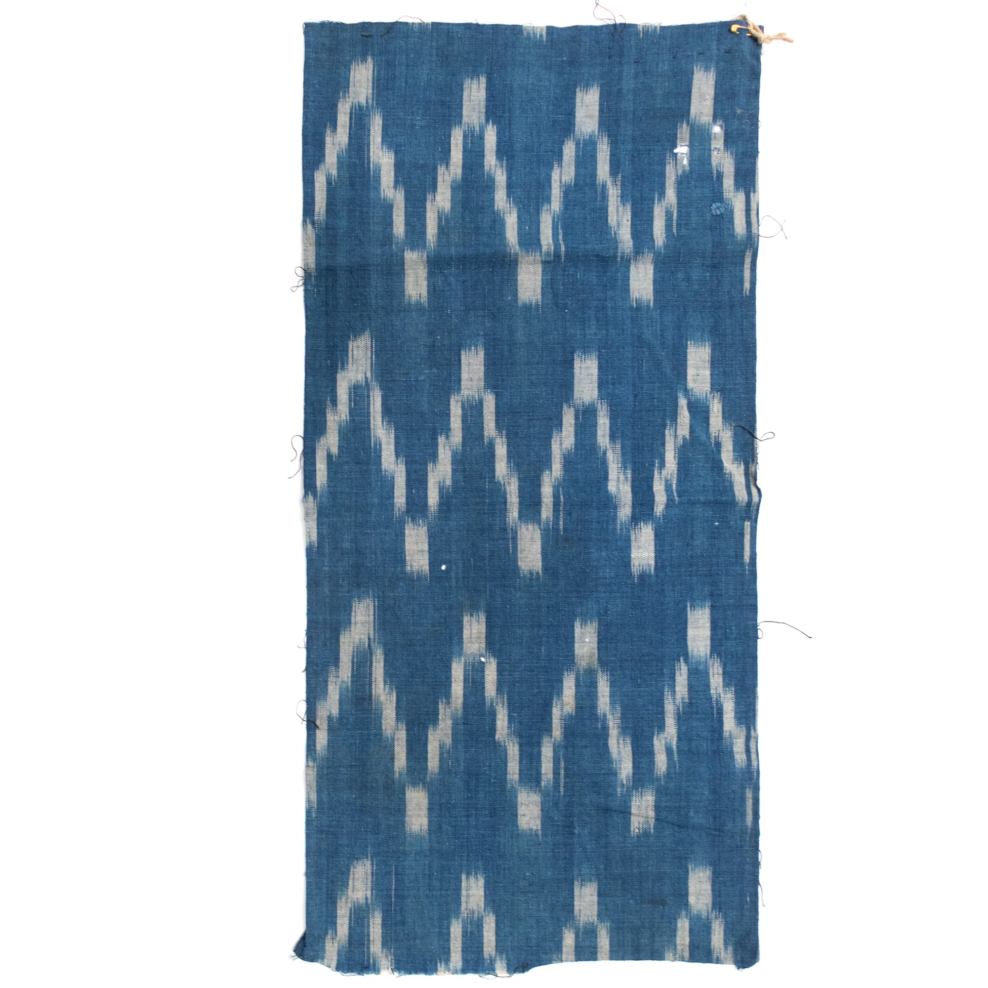 Japanese Indigo Kasuri Ikat Panel