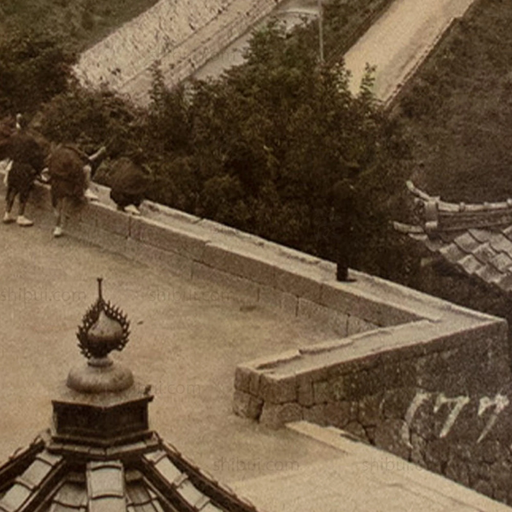 Antique Hand Tinted Albumen Photo of Otsu and Lake Biwa as Seen from Miidera TempleJapanese Photography | - Image 4