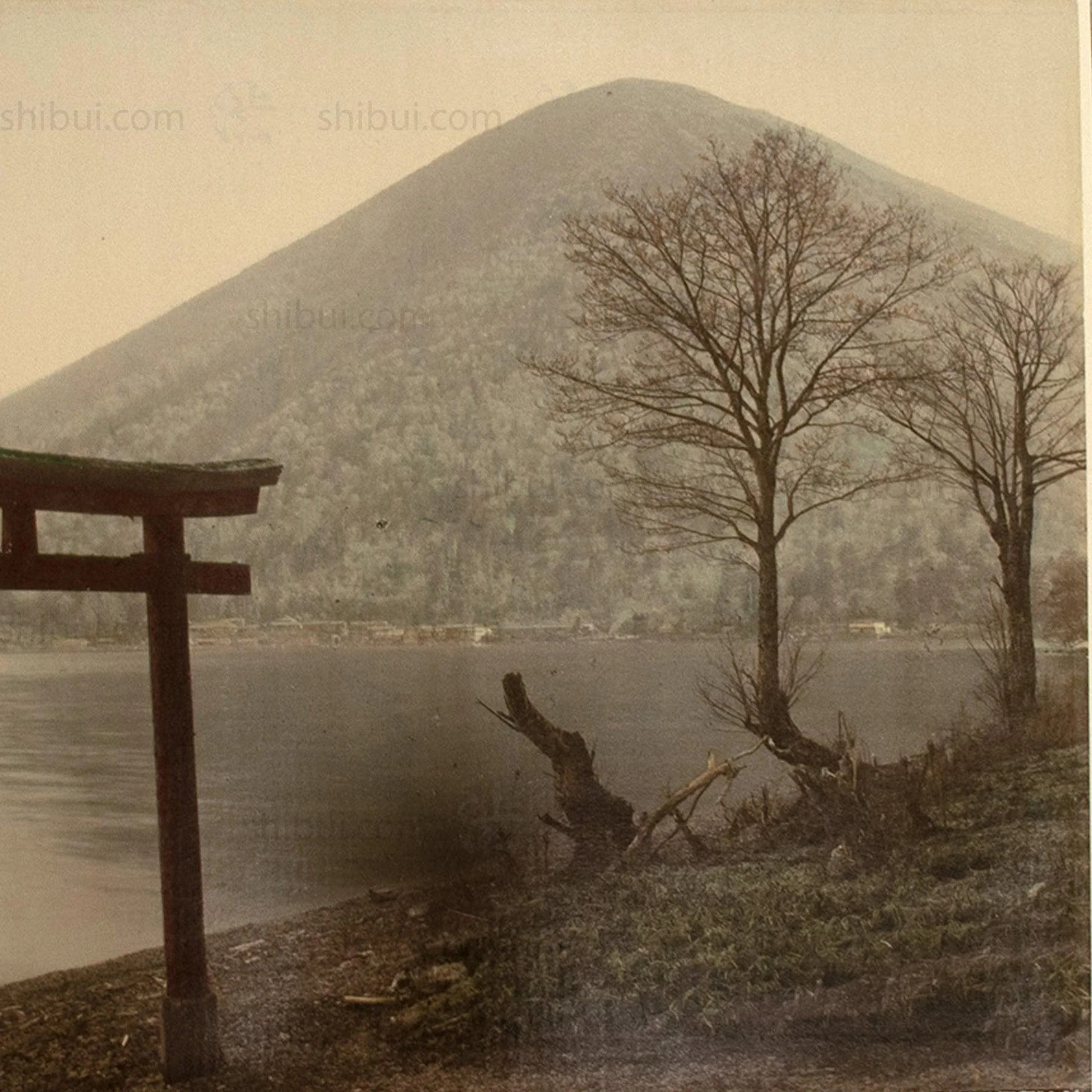 Hand Colored Japanese Albumen Photo | 1131 NANTAISAN FROM CHUZENJI - Image 4