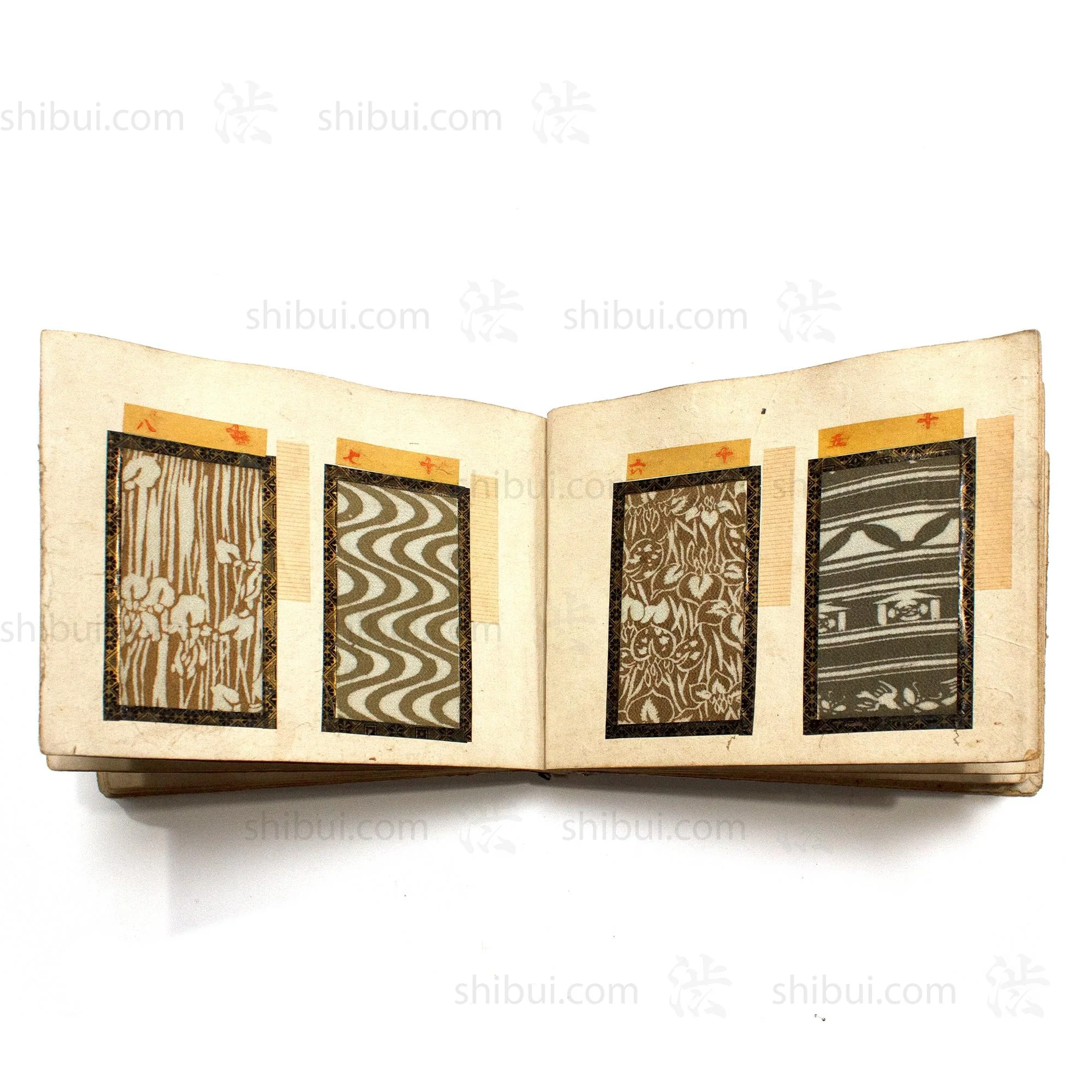 Japanese Komon Katazome Textile Sample Book - Image 2