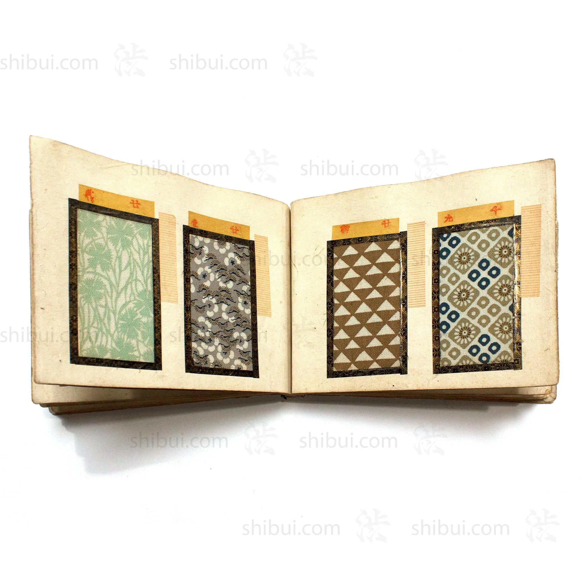 Japanese Komon Katazome Textile Sample Book - Image 6