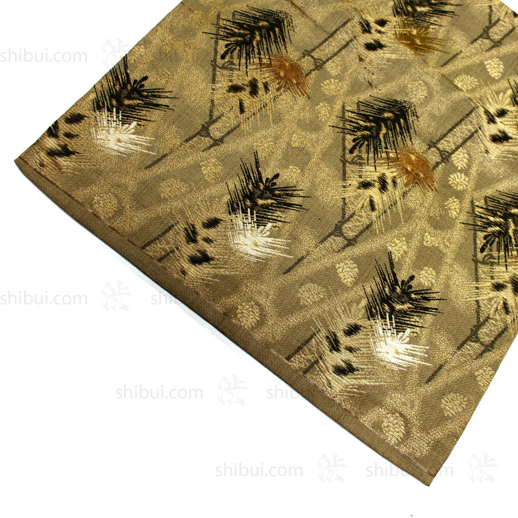 Japanese Silk Brocade Maru Obi - Image 4