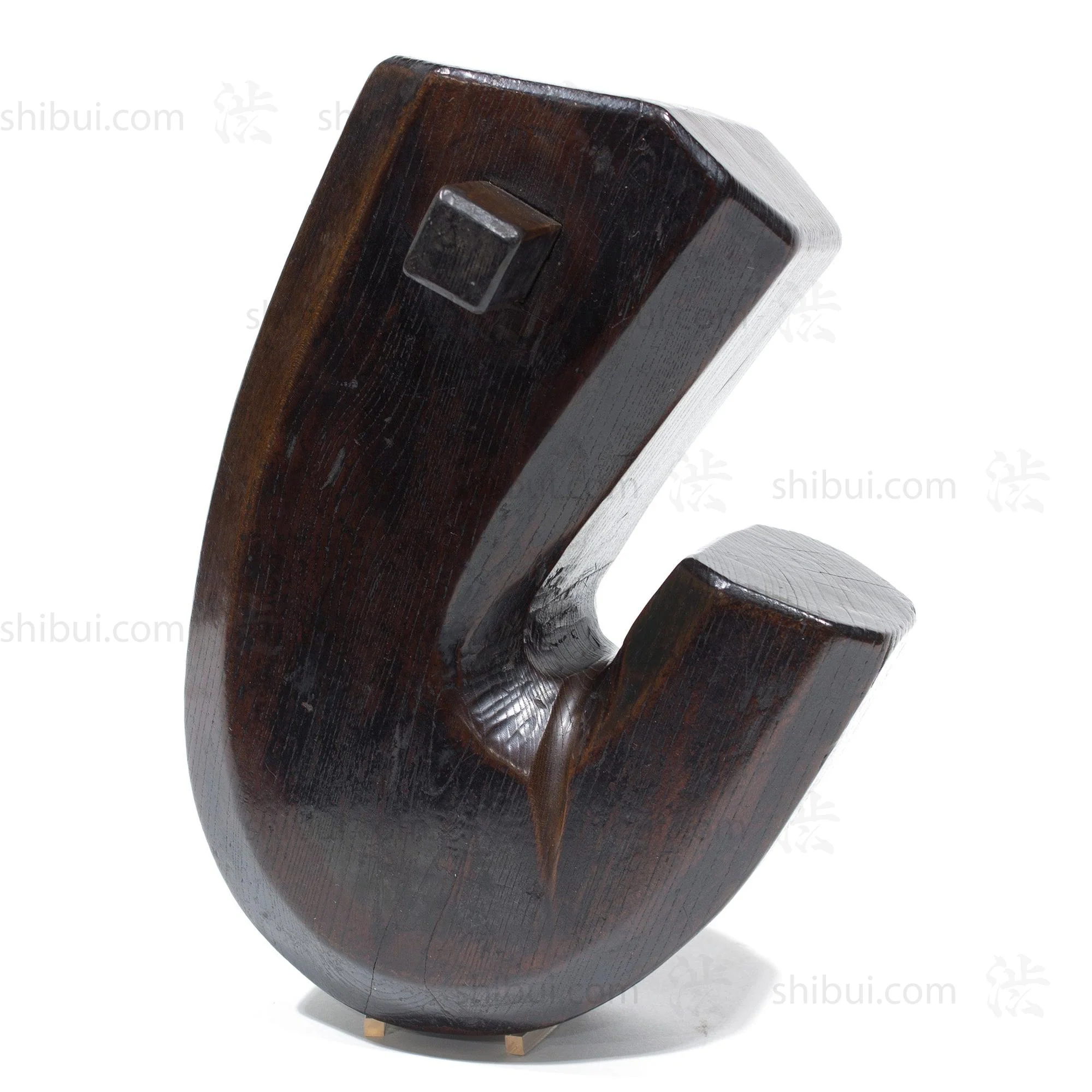 Jizai Gake Keyaki Wood Pot Hook - Image 4