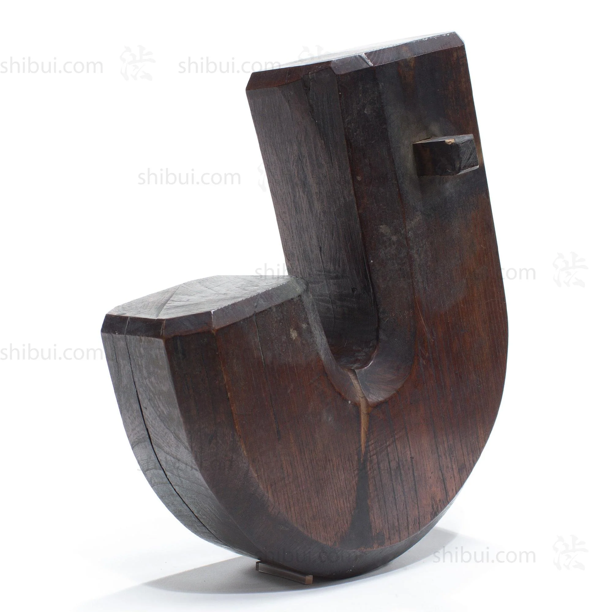 Jizai Gake Keyaki Wood Pot Hook - Image 3
