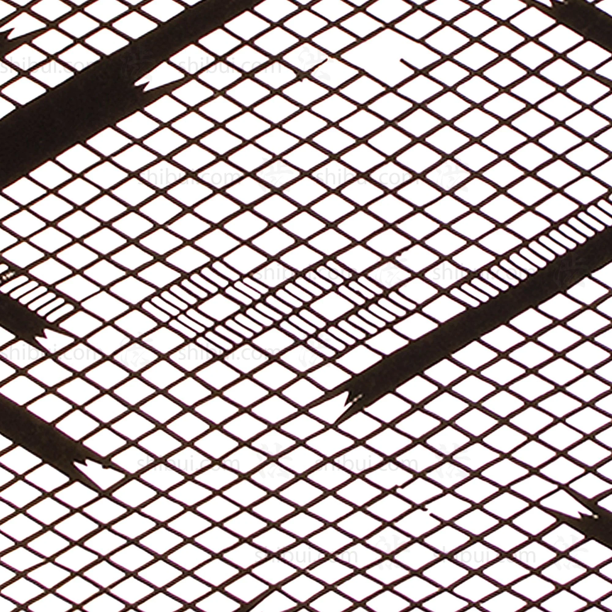 Kasuri Motif Katagami | Japanese Lacquered Paper Stencil - Image 4