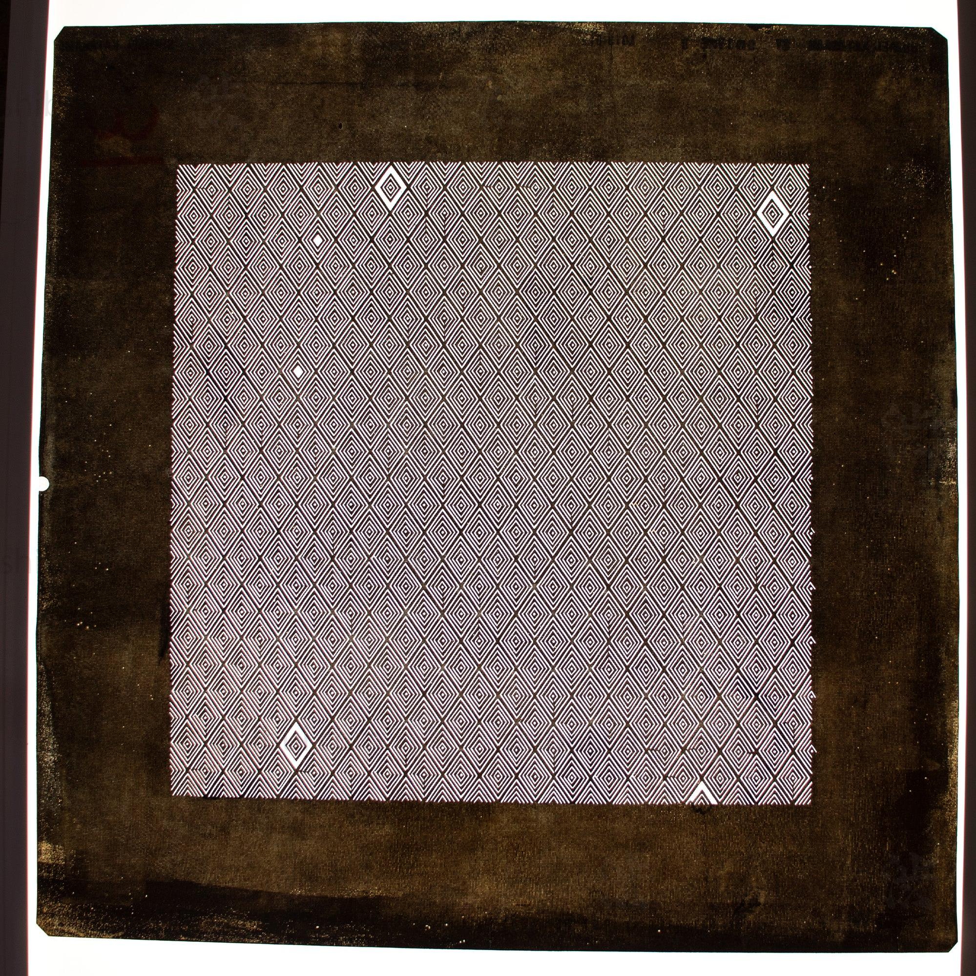 Katagami  Japanese Lacquered Paper Stencil - Image 2