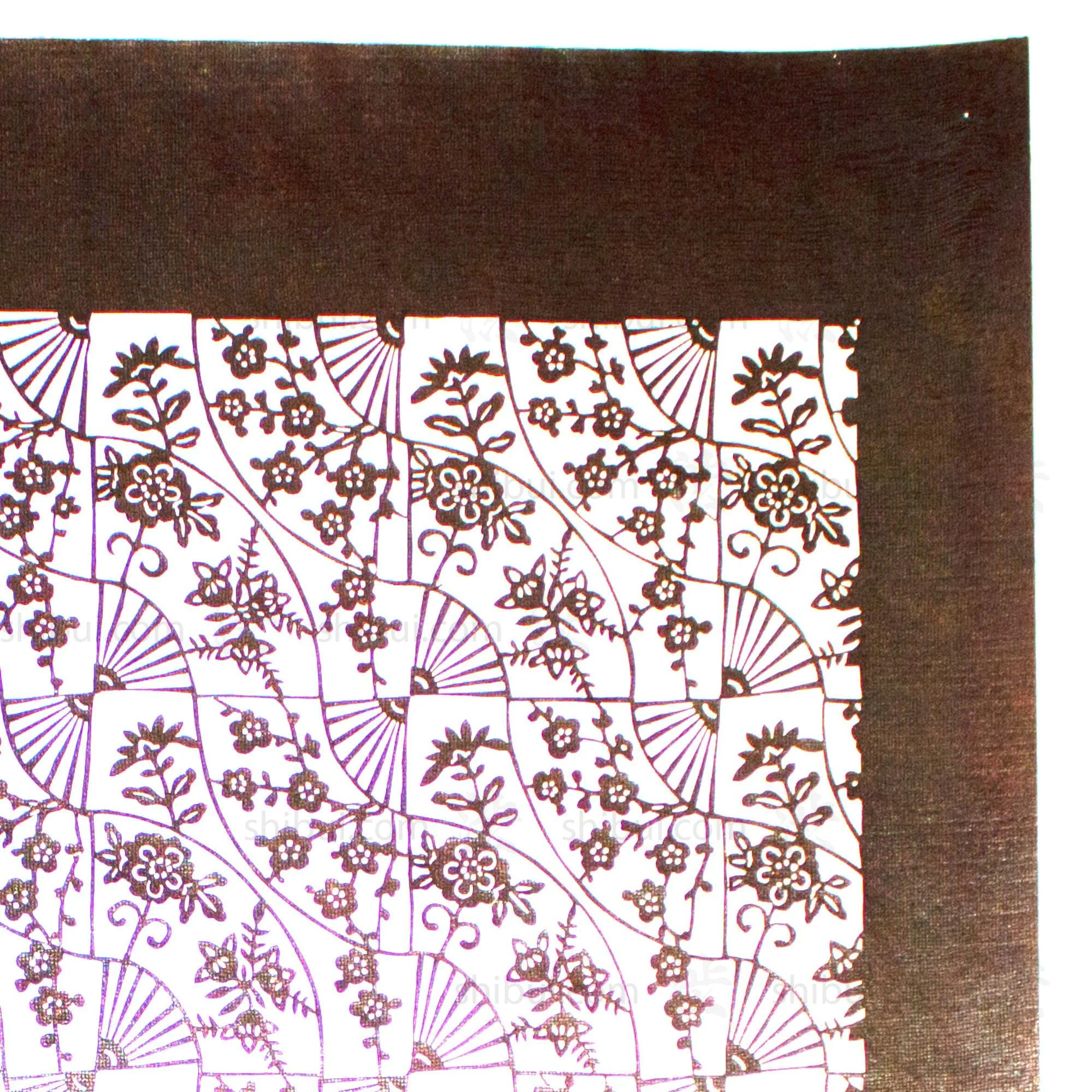 Katagami  Japanese Lacquered Paper Stencil - Image 2