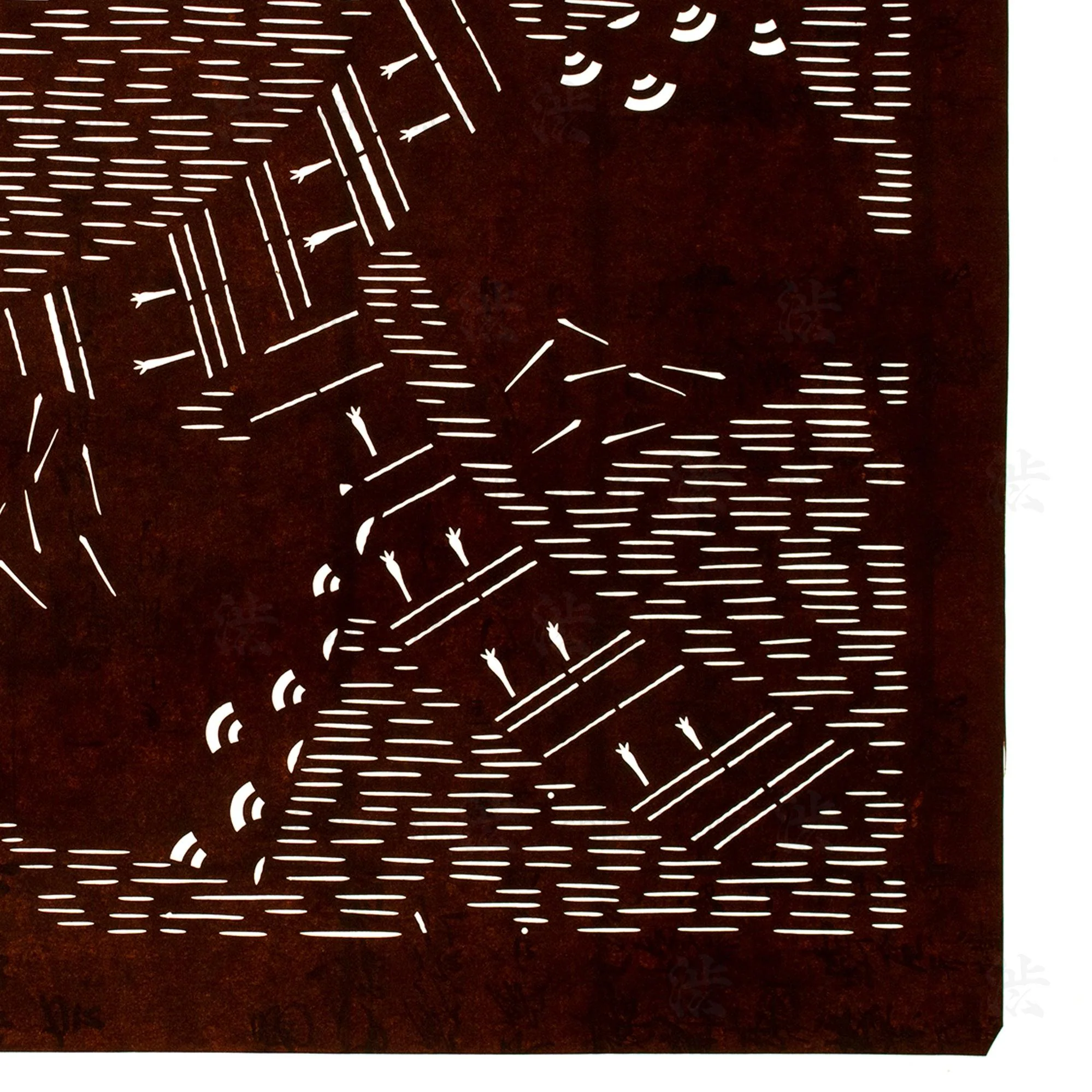 Katagami | Japanese Lacquered Paper Stencil - Image 3