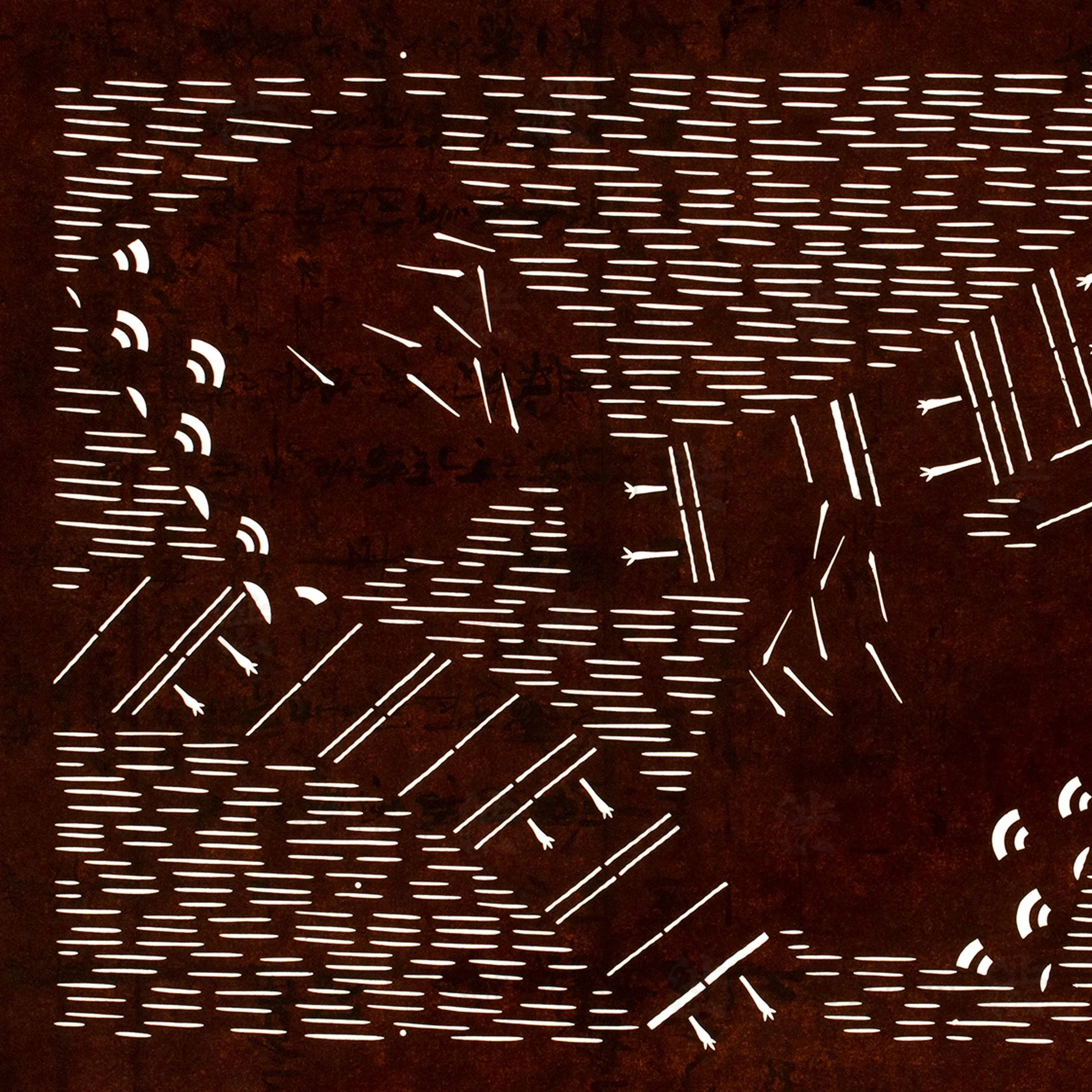 Katagami | Japanese Lacquered Paper Stencil - Image 4
