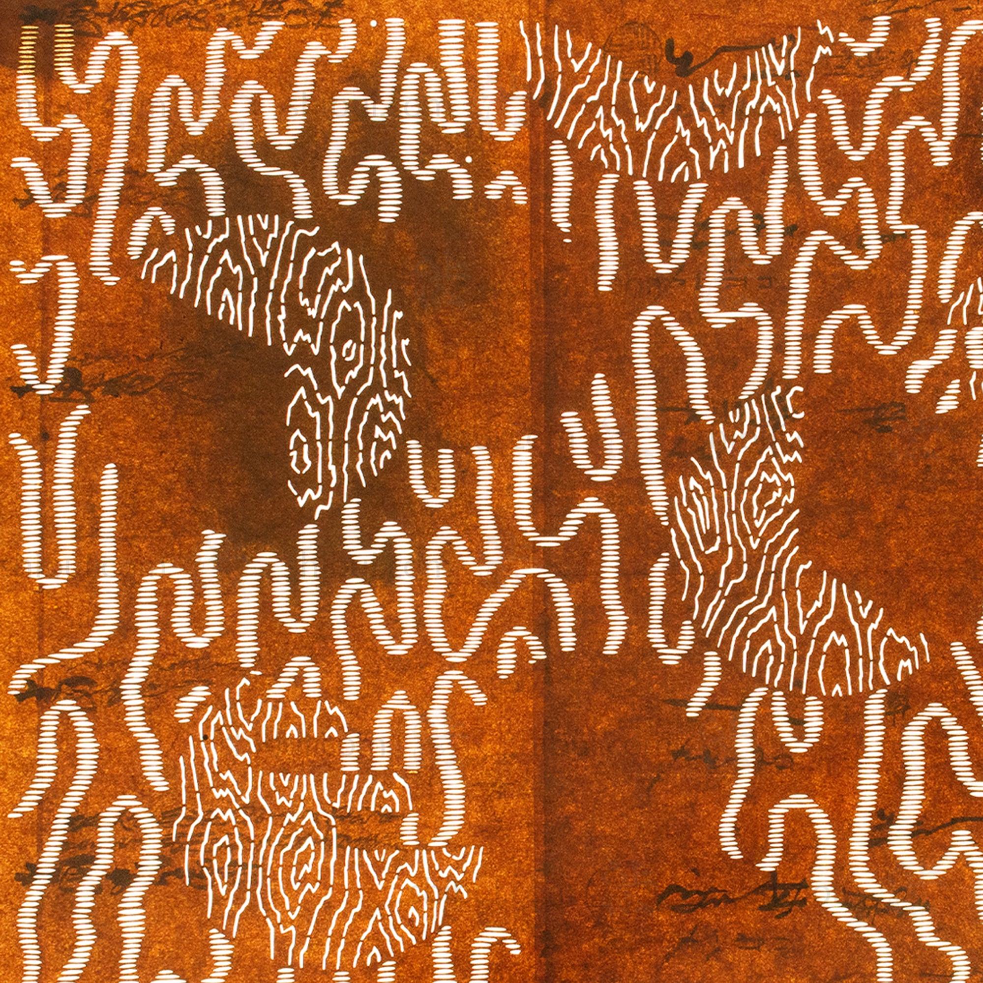Katagami | Japanese Lacquered Paper Stencil - Image 2