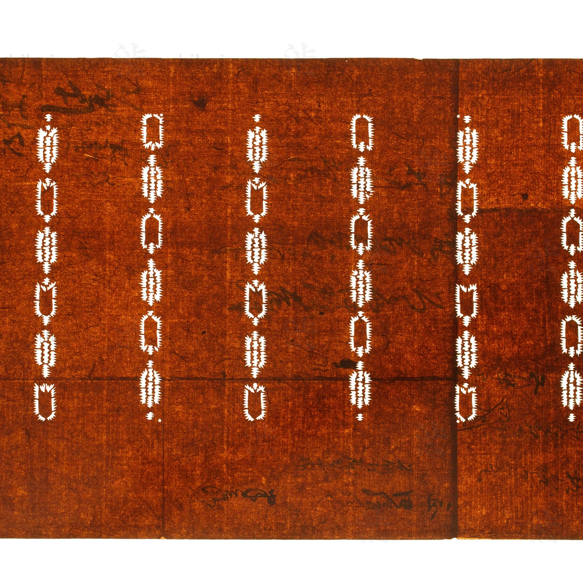 Katagami | Japanese Lacquered Paper Stencil - Image 5