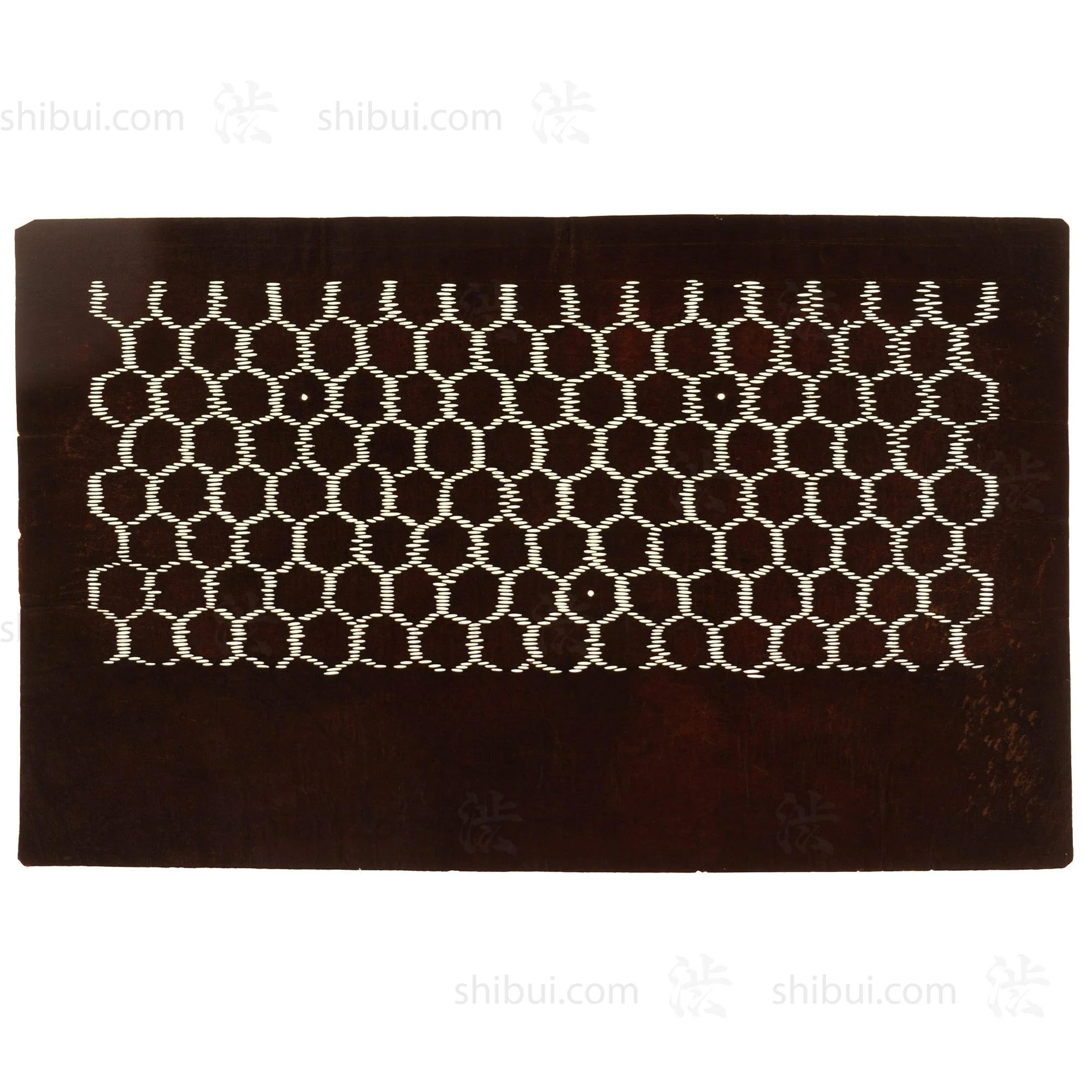Katagami  Japanese Lacquered Paper Stencil