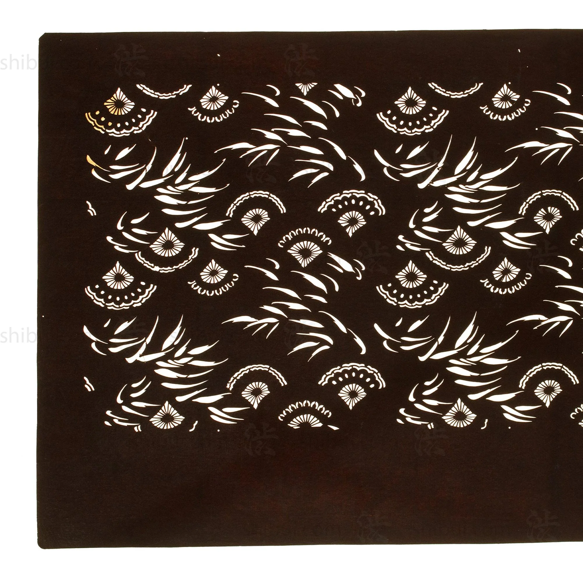 Katagami | Japanese Lacquered Paper Stencil - Image 2