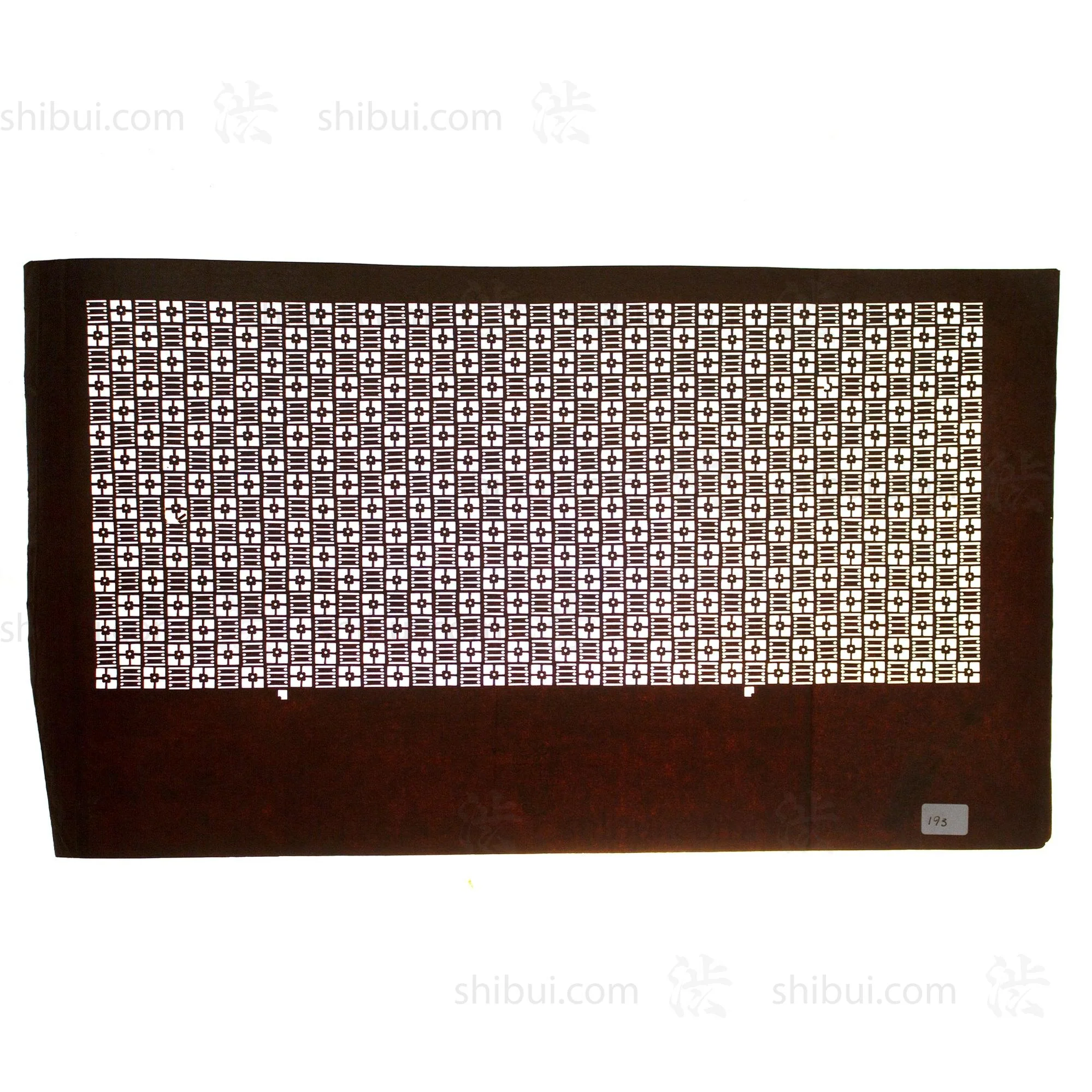 Katagami Japanese Lacquered Paper Stencil
