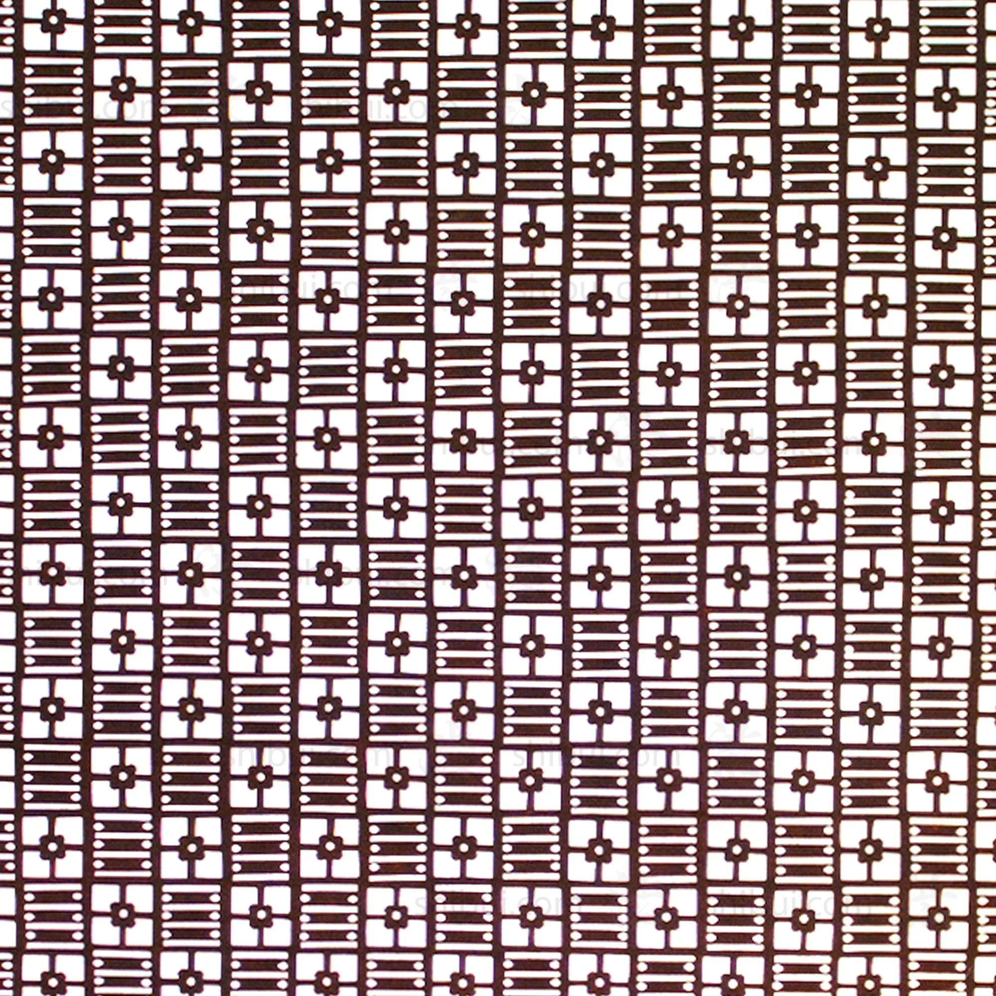 Katagami Japanese Lacquered Paper Stencil - Image 2