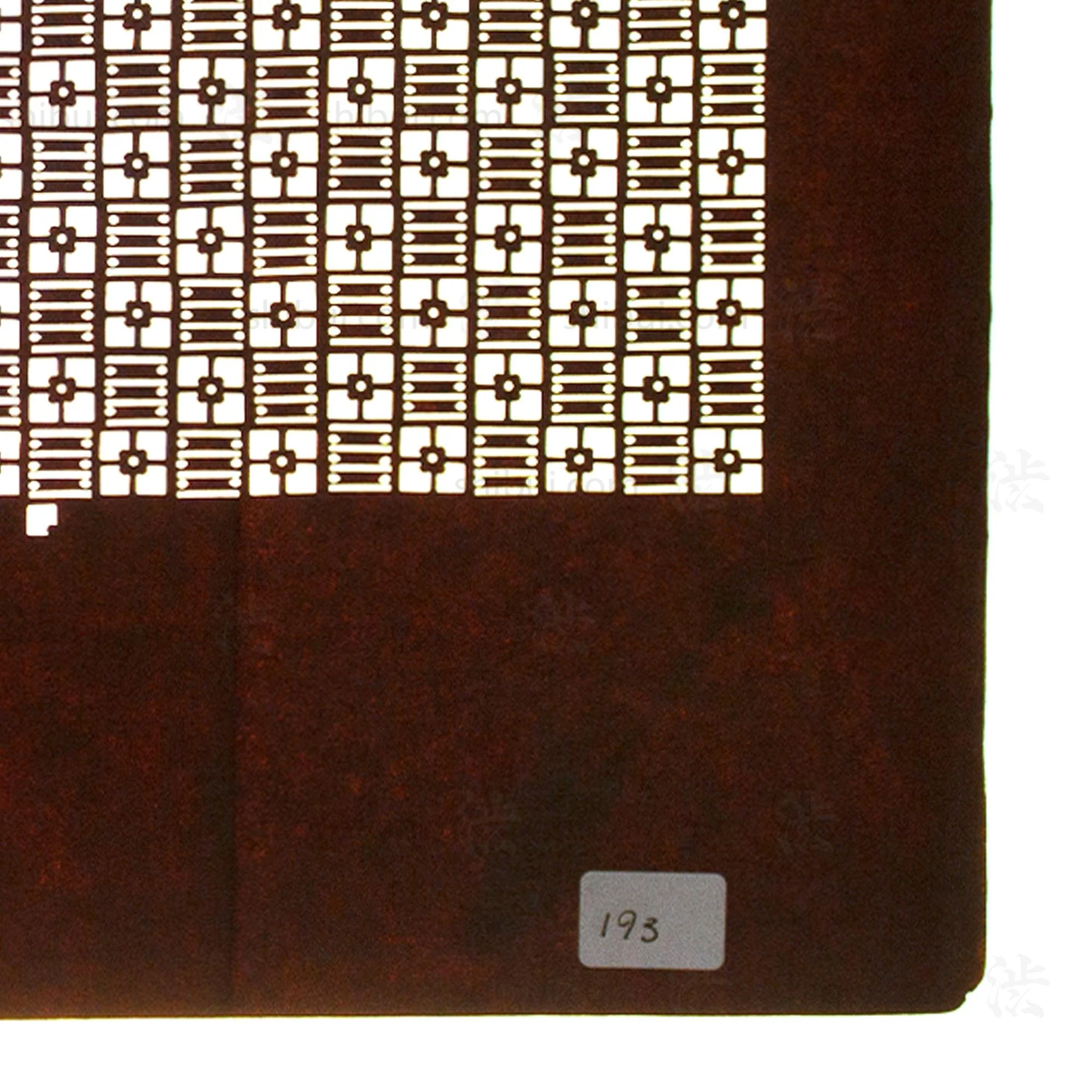 Katagami Japanese Lacquered Paper Stencil - Image 3