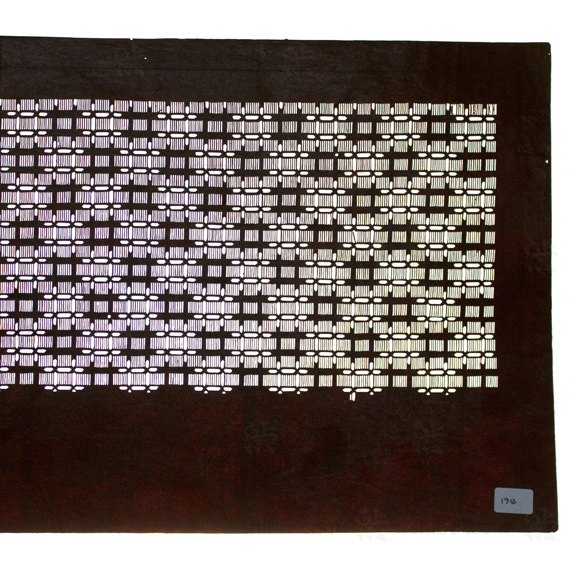 Katagami Japanese Lacquered Paper Stencil - Image 3
