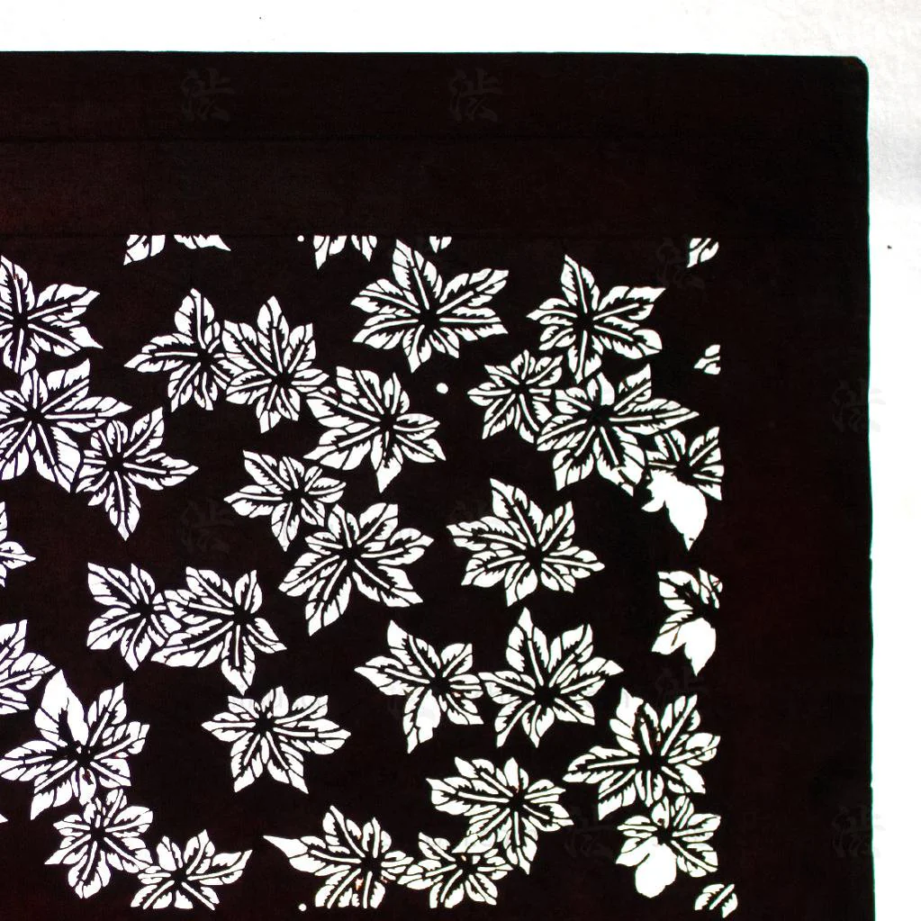 Katagami  Japanese Lacquered Paper Stencil - Image 2