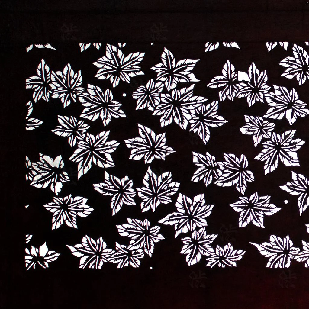 Katagami  Japanese Lacquered Paper Stencil - Image 3