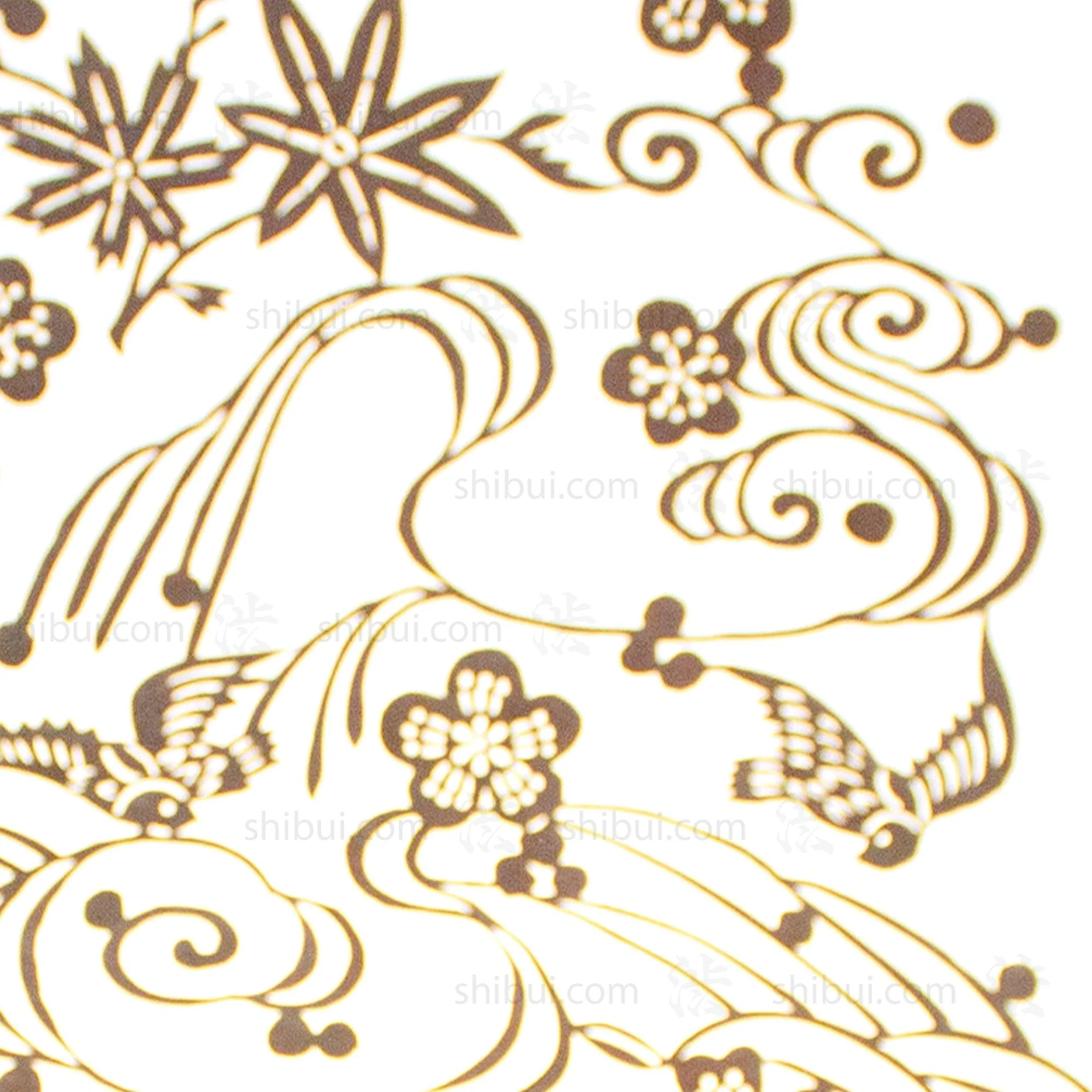 Katagami Japanese Lacquered Paper Stencil - Image 2
