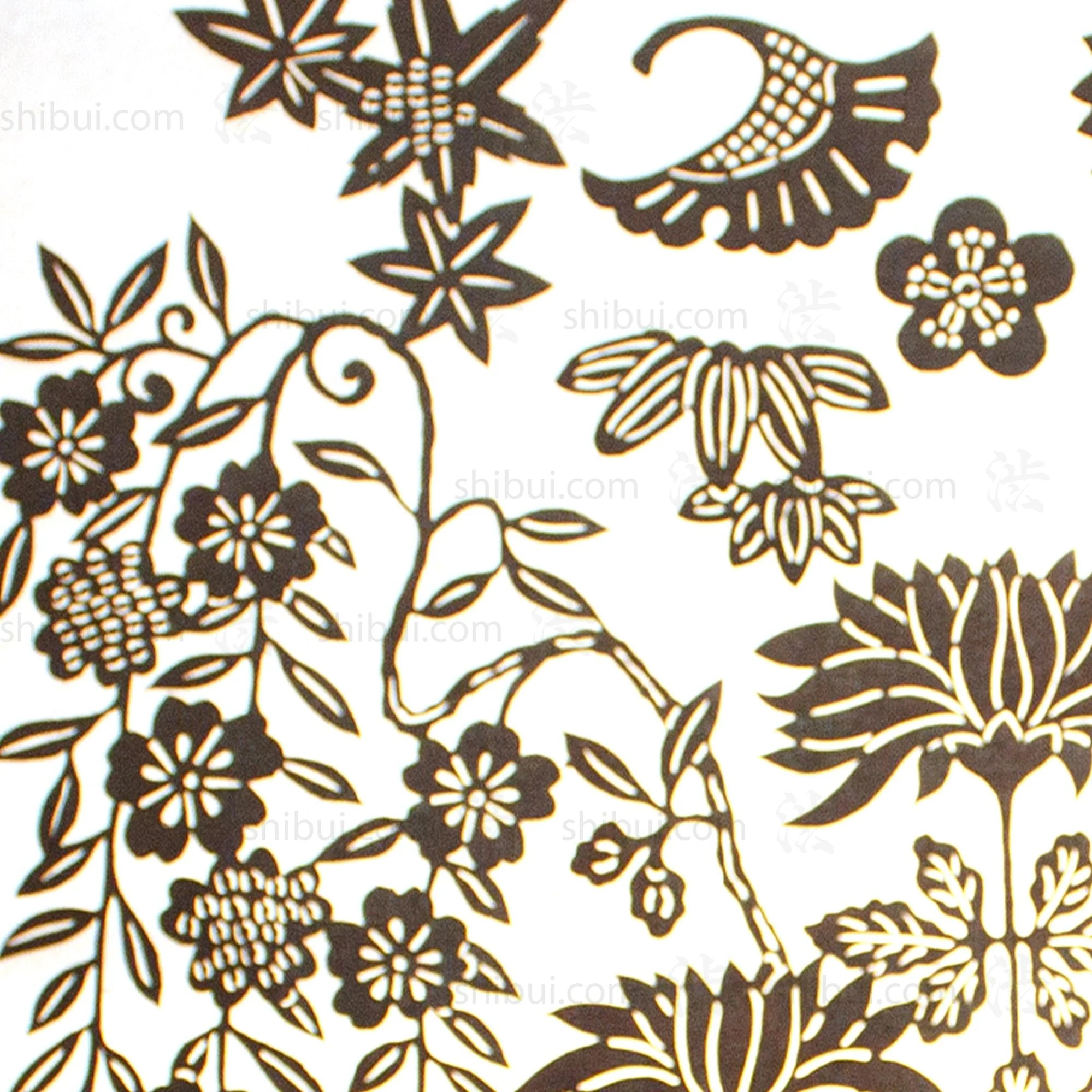 Katagami Japanese Lacquered Paper Stencil - Image 3