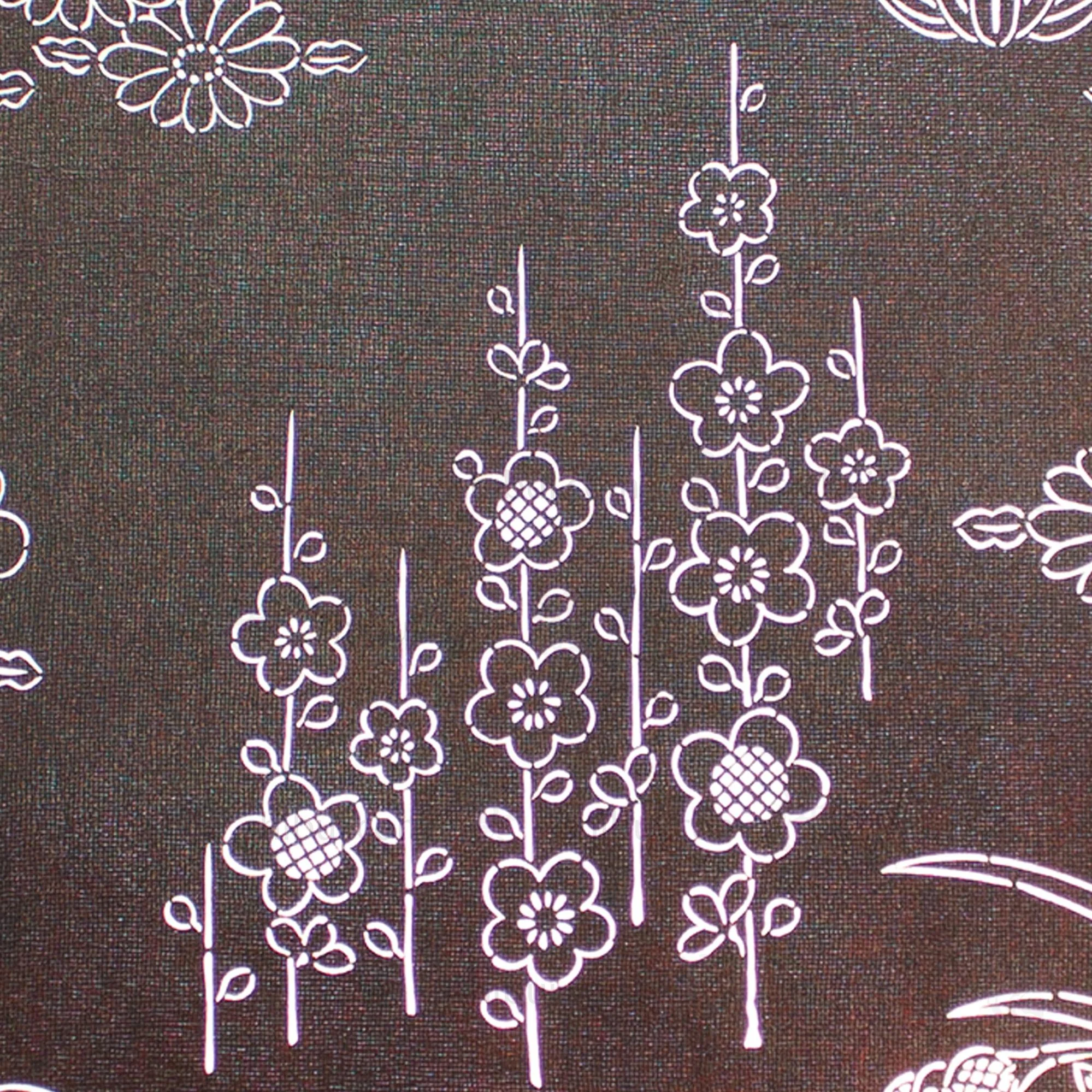 Katagami Japanese Lacquered Paper Stencil - Image 4