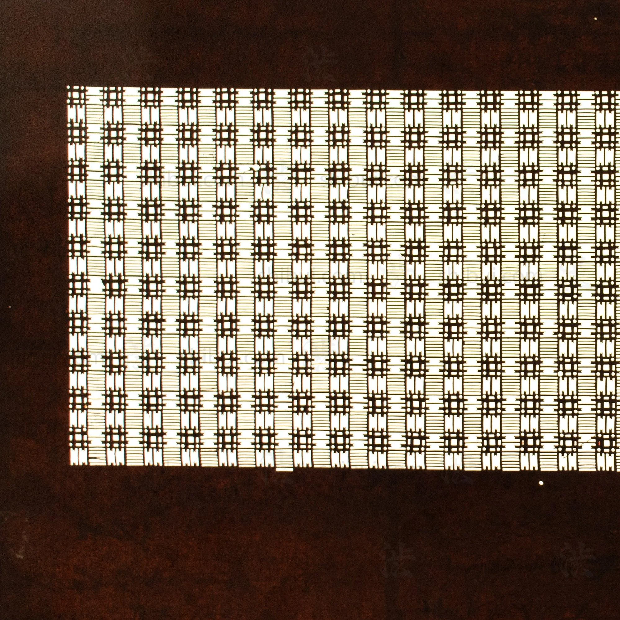 Katagami  Japanese Lacquered Paper Stencil