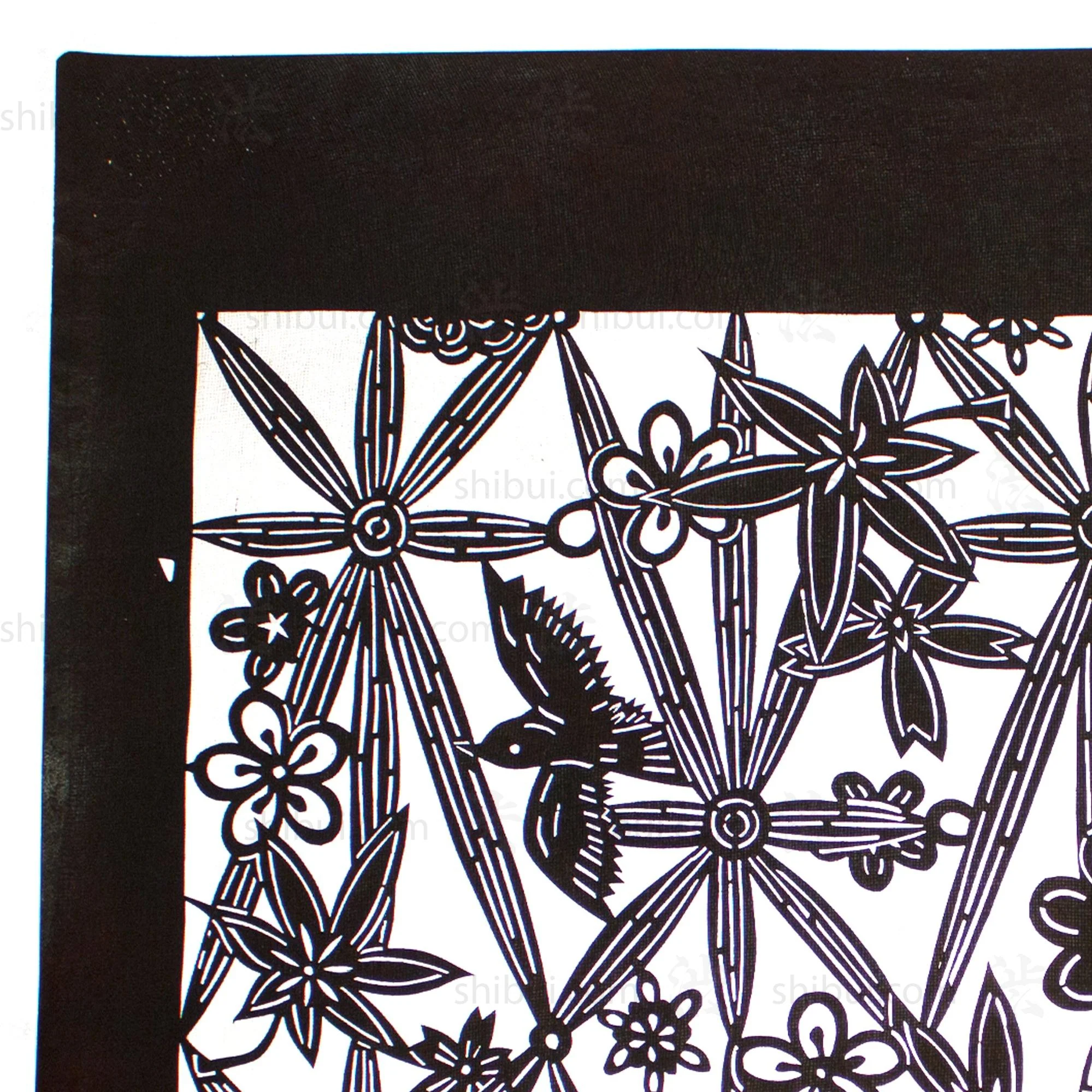 Katagami Japanese Lacquered Paper Mid Century Stencil - Image 2